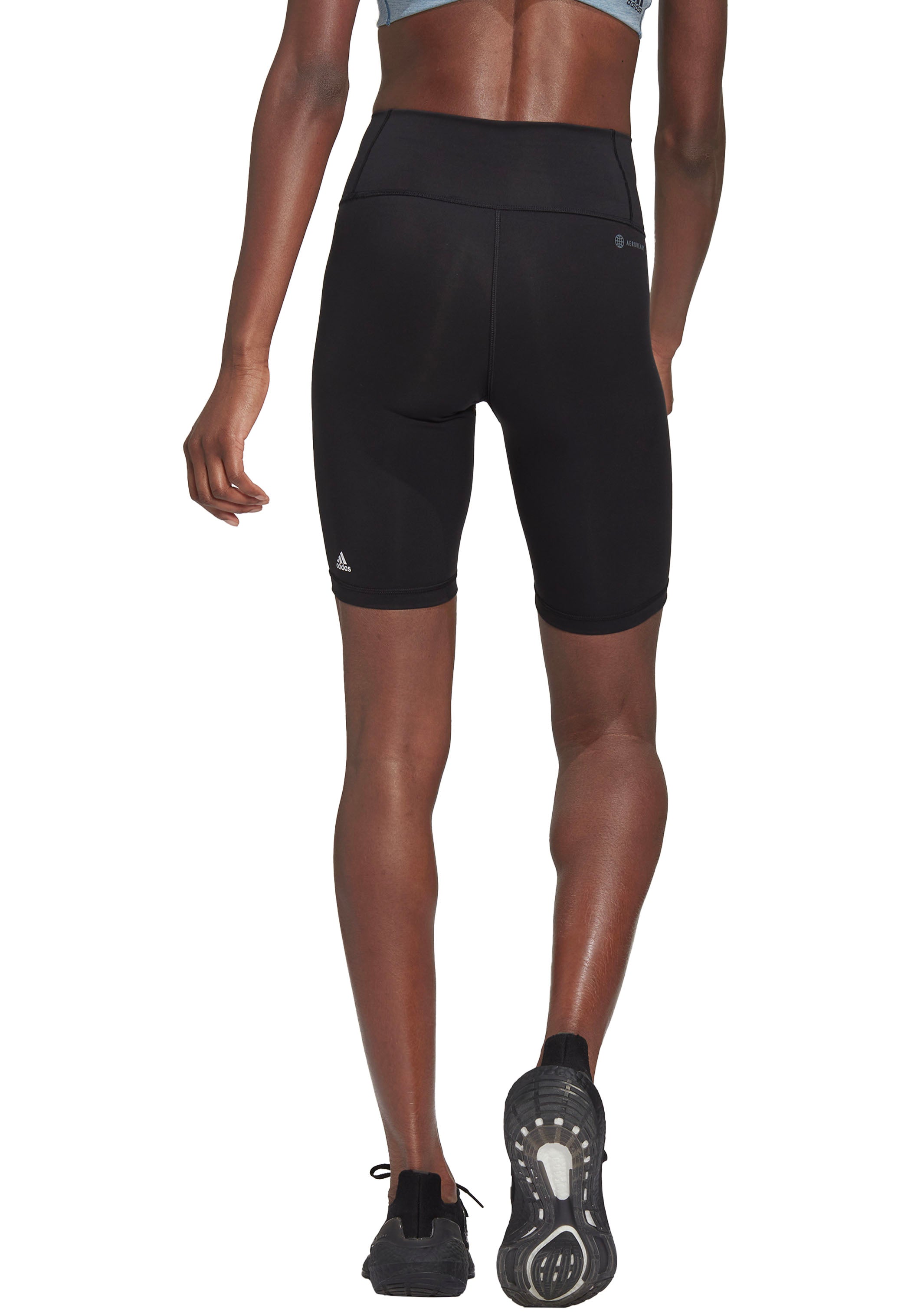Adidas Women's Optime Training Bike Shorts H64227 - High-Performance Workout Shorts for Running, Cycling & Gym - Moisture-Wicking & Comfortable Activewear