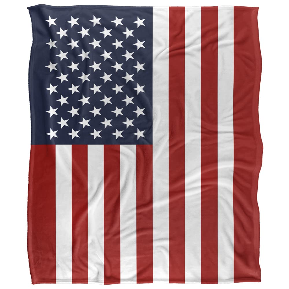 Officially Licensed American Flag Vertical Throw Blanket 50