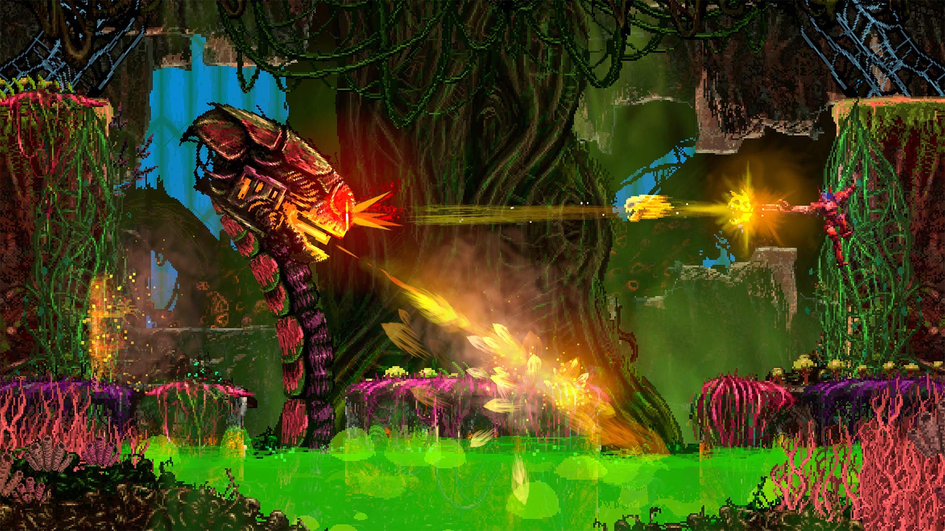 Valfaris - Action-Adventure Game for PlayStation 4 | Sci-Fi Shooter with Retro Graphics | Perfect for Fans of Hardcore Platformers & Dark Sci-Fi Worlds