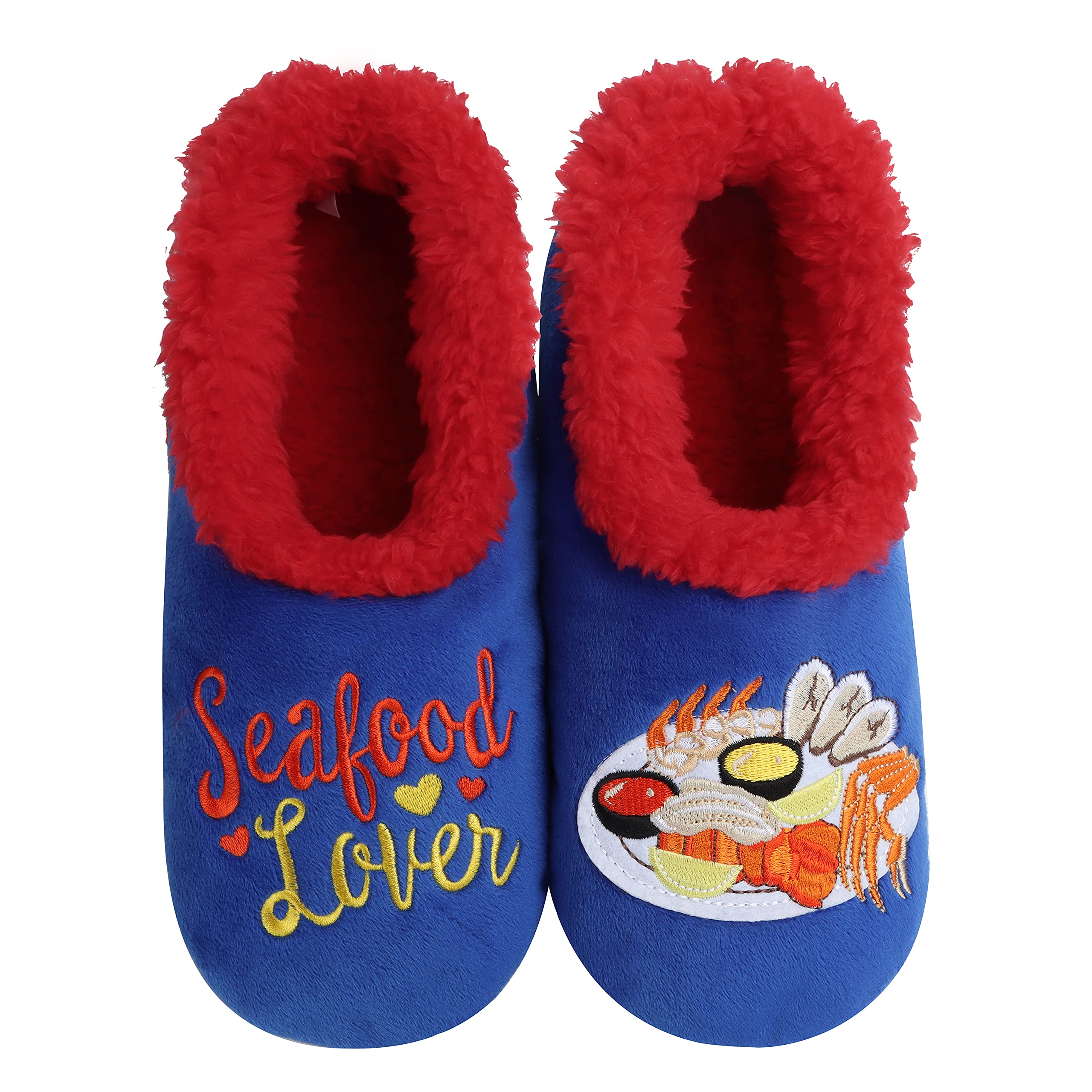 Snoozies Women's Funny Pairable Slippers - Cozy House Slippers for Women with Multiple Styles - Perfect for Relaxing at Home, Gift Giving & Comfort Wear