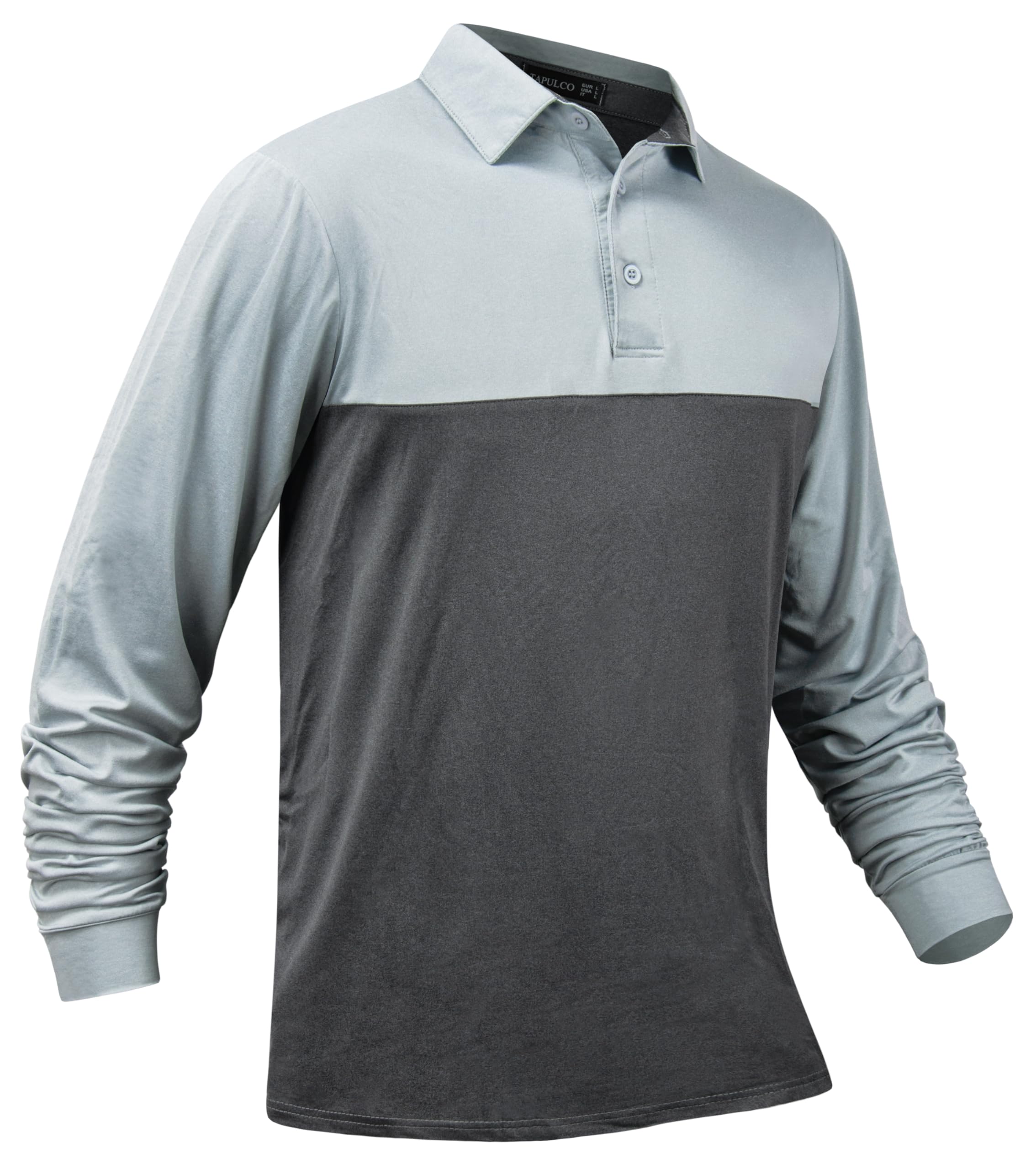 **Men's Quick Dry Golf Shirts - Breathable Stretch Athletic Polo Collar T-Shirt for Golf, Tennis & Casual Wear**