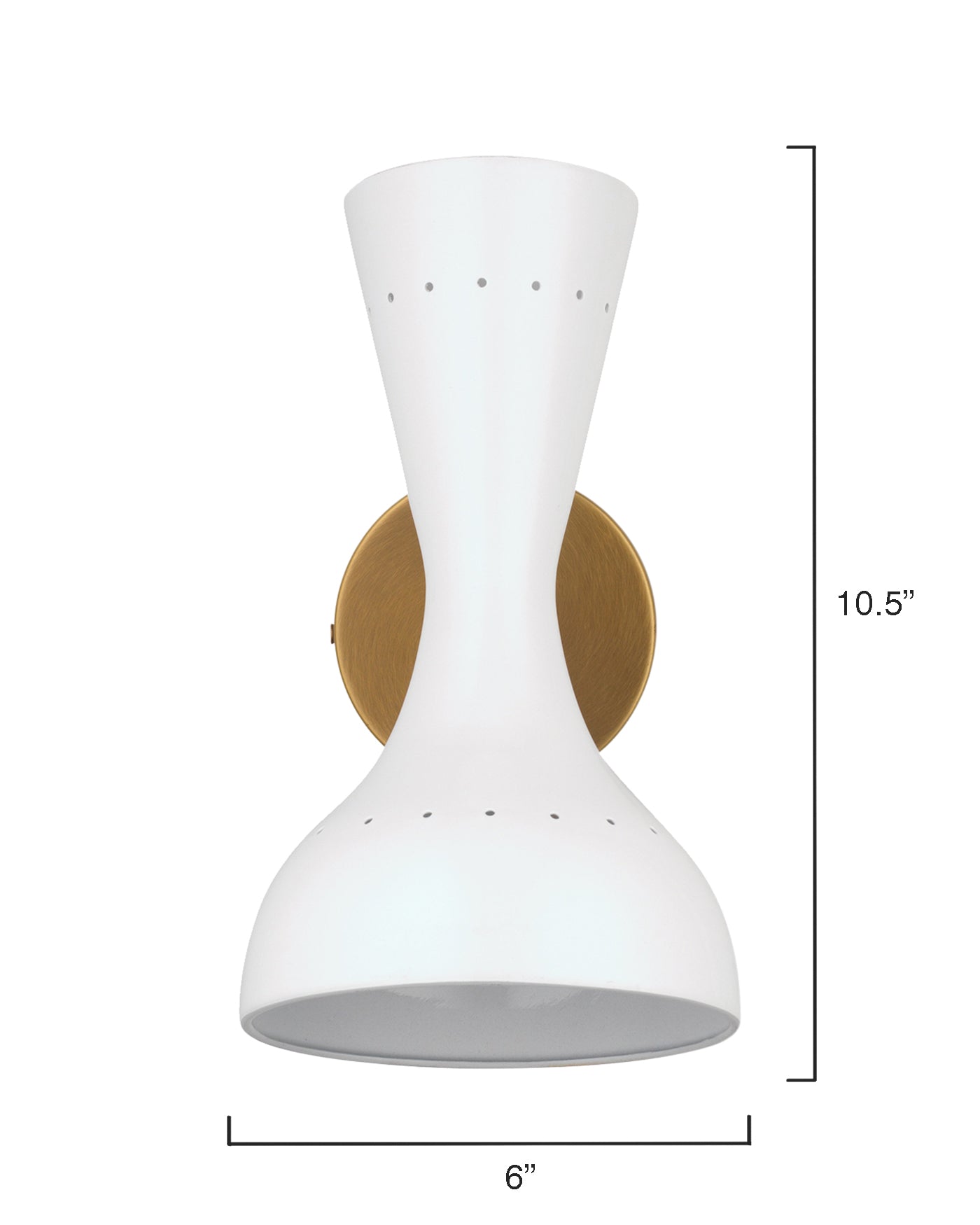 Pisa Wall Sconce White - Modern LED Wall Light Fixture for Living Room, Bedroom & Hallway Lighting