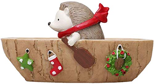 Resin Hedgehog Succulent Planter Pot - Cactus Flower Holder Bowl for Home & Office Decor, Garden Decoration - Perfect for Indoor Plants, Desk Decor, and Gift Ideas