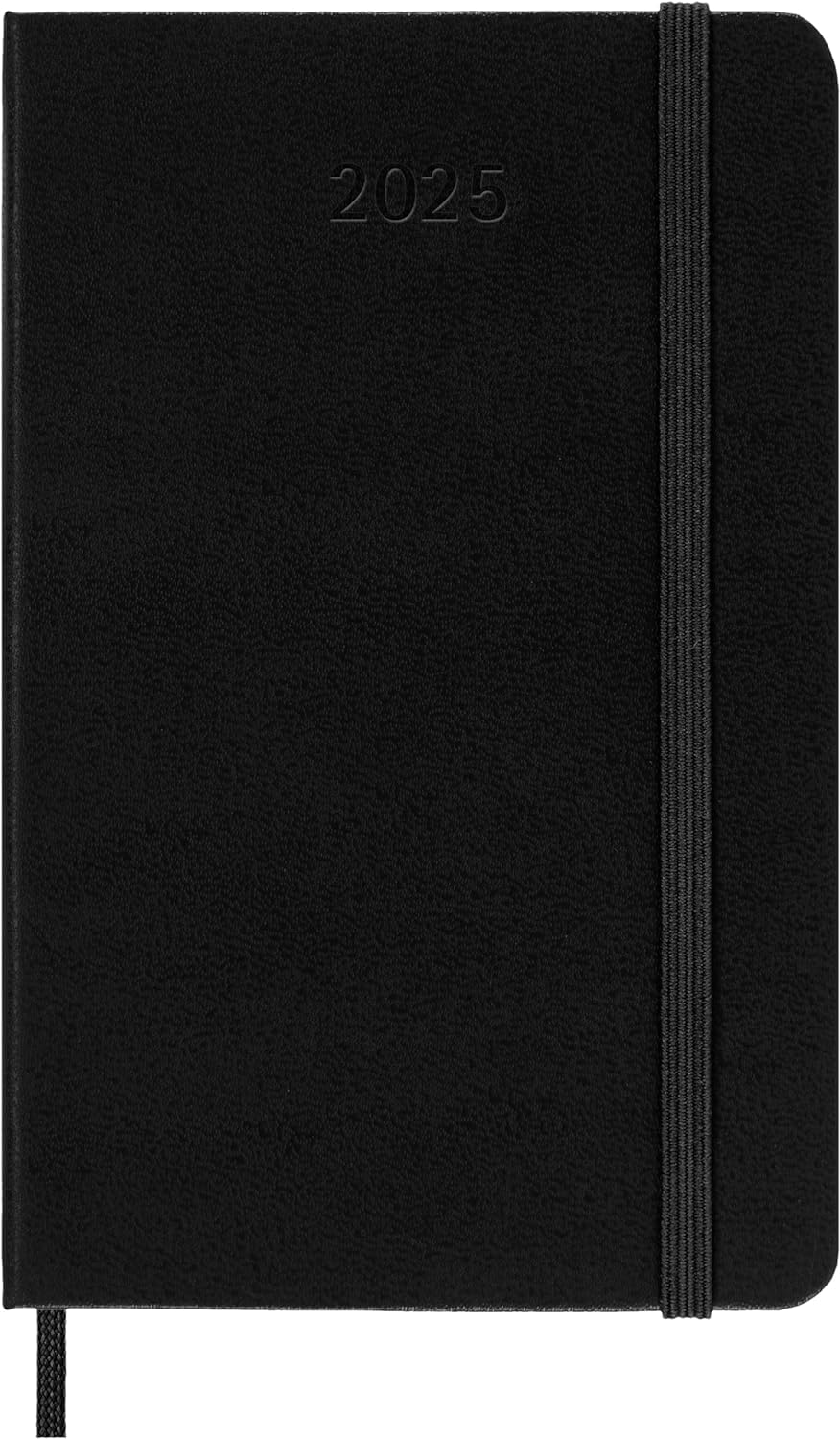 Moleskine 2025 Weekly Planner - 12 Month Horizontal Agenda with Hard Cover & Elastic Closure | 9x14 cm Pocket Size | Perfect for Work, School & Travel Organization | Black