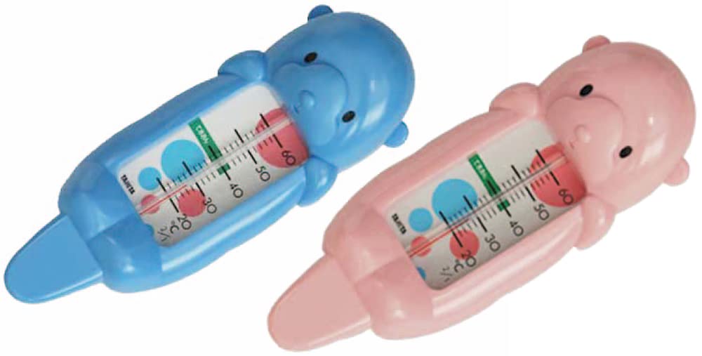 Tanita Digital Hot Water Temperature Gauge with Sea Otter Design - Accurate Bath & Kitchen Thermometer (Model 5417, Japan Import) | Perfect for Baby Baths, Cooking, and Home Brewing