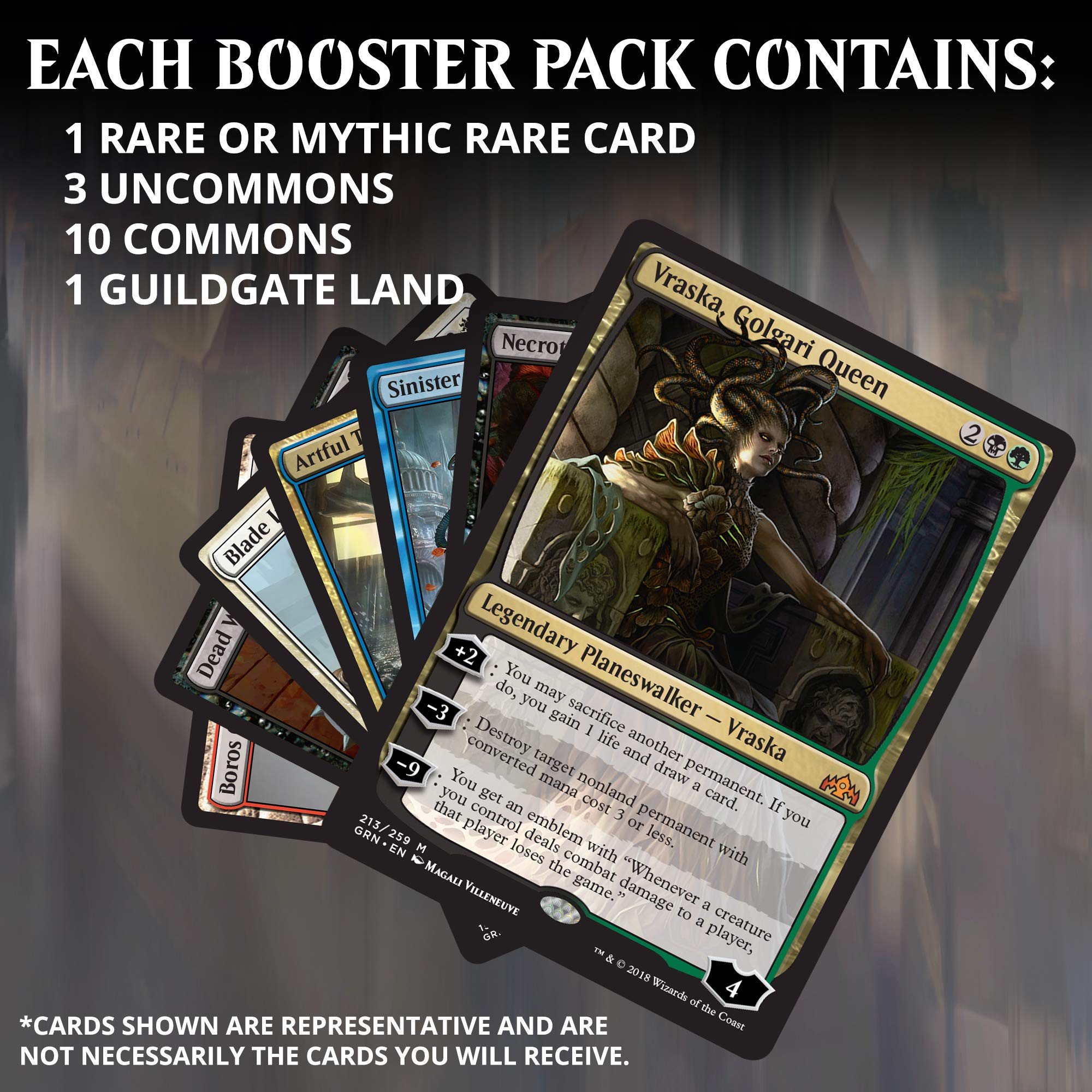 Magic: The Gathering Guilds of Ravnica Booster Box - 36 Packs for MTG Card Game, Collectible Trading Cards for Deck Building & Tournaments - Perfect for Game Nights & Competitive Play
