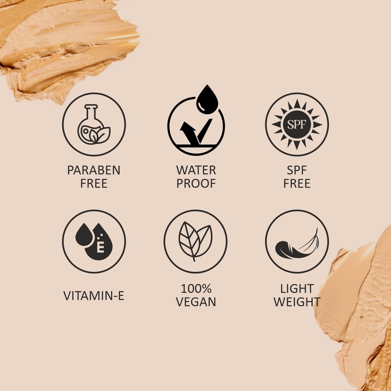 VERYMISS Liquid Concealer - 05 Coffee, Full Coverage, Waterproof & Long Lasting | Perfect for Dark Circles, Blemishes & Under Eye Brightening | Ideal for Daily Makeup & Professional Use