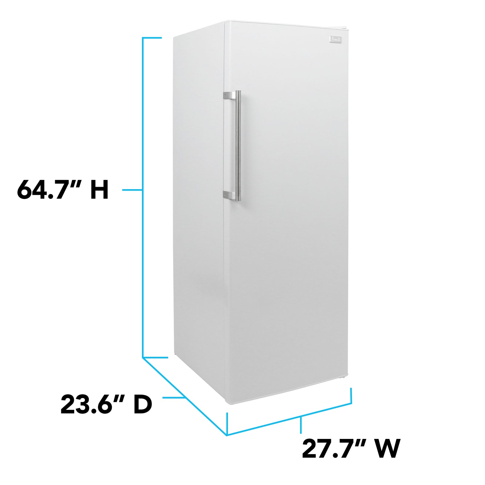 Avanti AV1081VFK0W 11 Cu Ft White Vertical Freezer - Energy Efficient Upright Deep Freezer for Home, Garage & Restaurant (10.8 Cubic Feet Capacity) - Perfect for Frozen Food Storage & Bulk Meal Prep