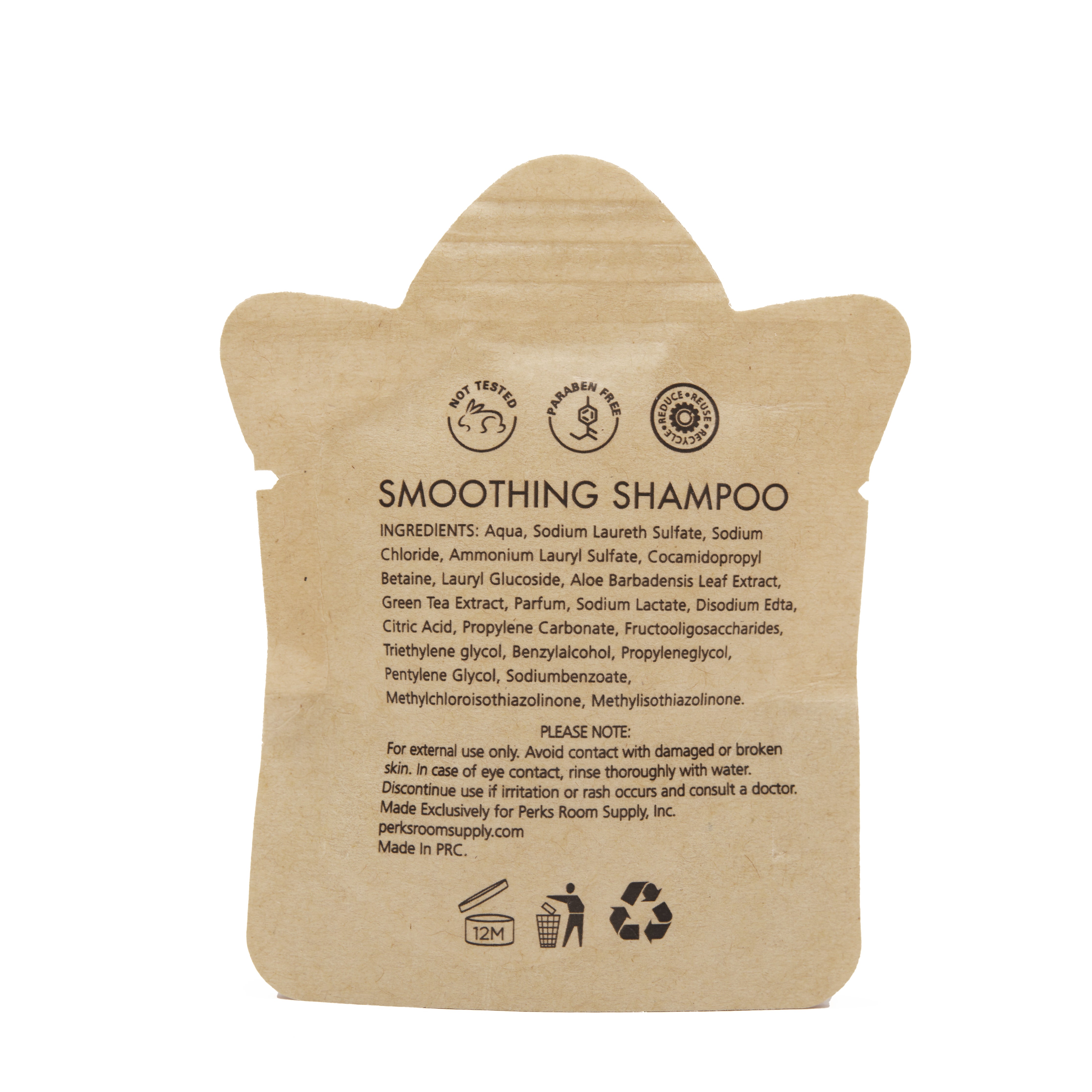 100 / 200 Pack Eco-Friendly Travel Size Shampoo (0.75oz) - Aloe & Green Tea Extract, Biodegradable Kraft Paper Pouch for Hotels, Gyms, Travel & Hospitality Industry