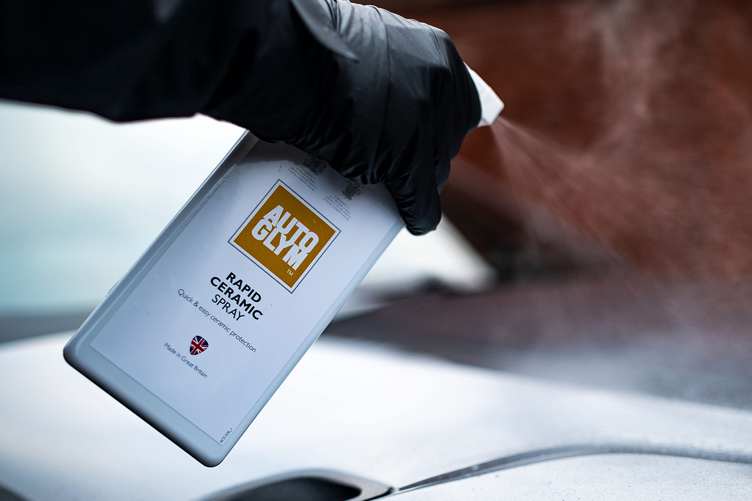 Autoglym RCS500 Spray-On Ceramic Coating - High Gloss Car Paint Protection & Hydrophobic Sealant for Long-Lasting Shine | Perfect for Cars, Trucks & Motorcycles