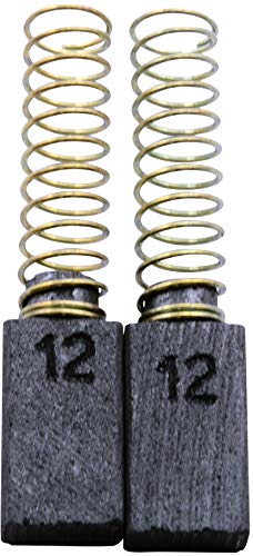 AEG STEP450 Power Tool Carbon Brushes CA-04-58757 with Spring - Replacement for 4.931.301.871, 4.931.301.872, 4.931.306.842, 4.931.361.733 & 4.931.392.597 - Perfect for Drilling, Sanding & Cutting Applications