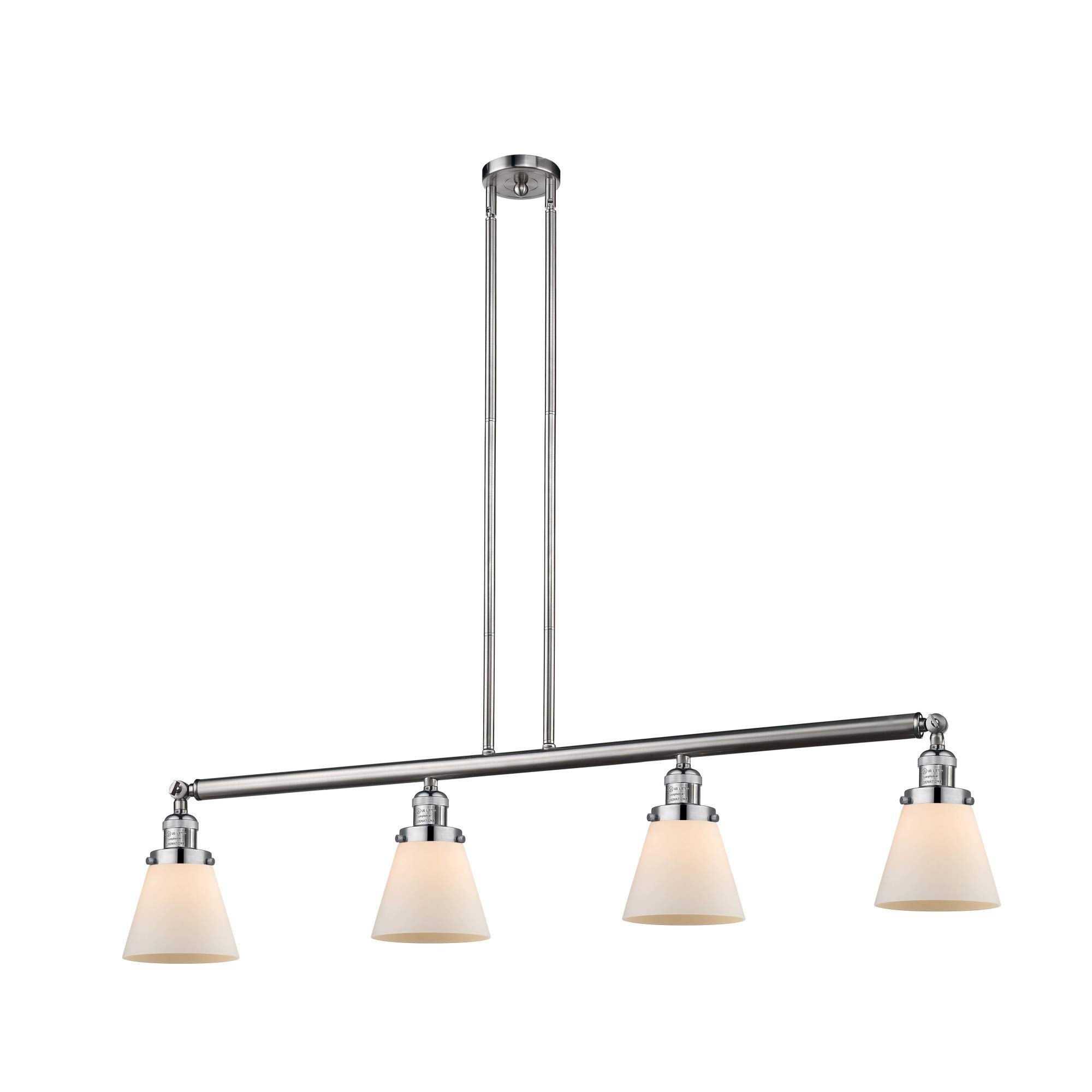 214-PC-G63 Small Cone 3-Light Island Pendant Light in Polished Chrome - Perfect for Kitchen Islands, Dining Rooms, and Modern Home Decor