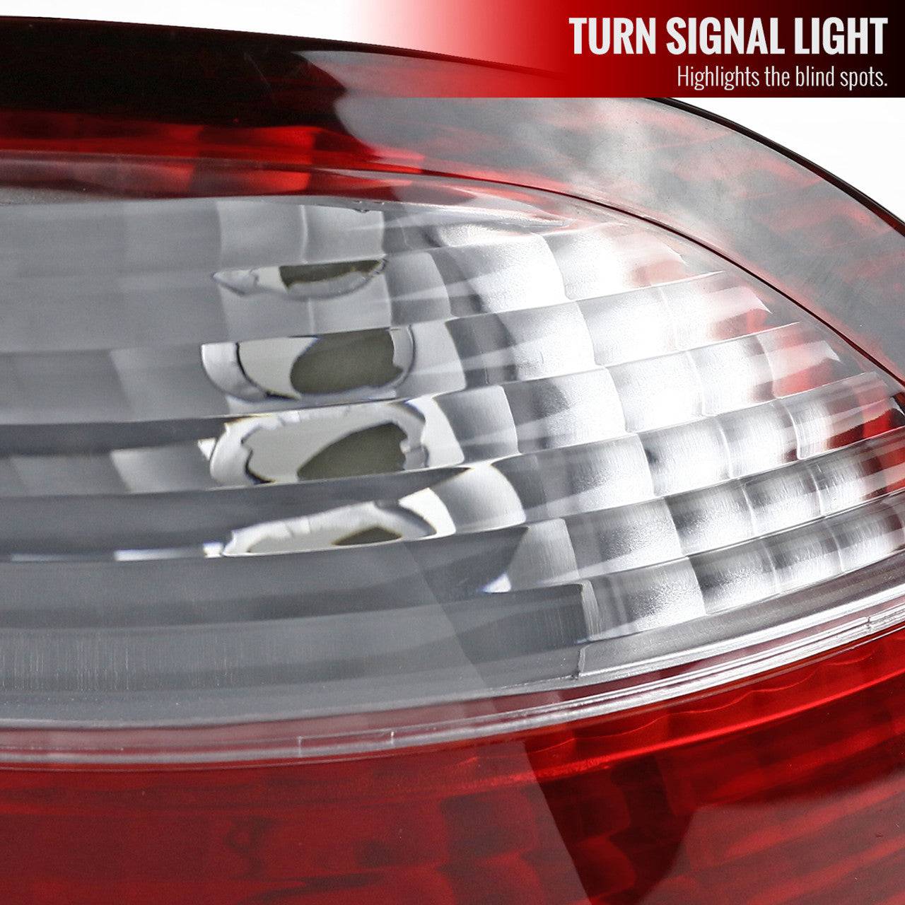 Spec D Tuning Taillights for 1999-2000 Honda Civic Sedan - Chrome Housing with Red Clear Lens - LED Rear Lights for Enhanced Visibility & Style - Perfect for Night Driving & Car Customization