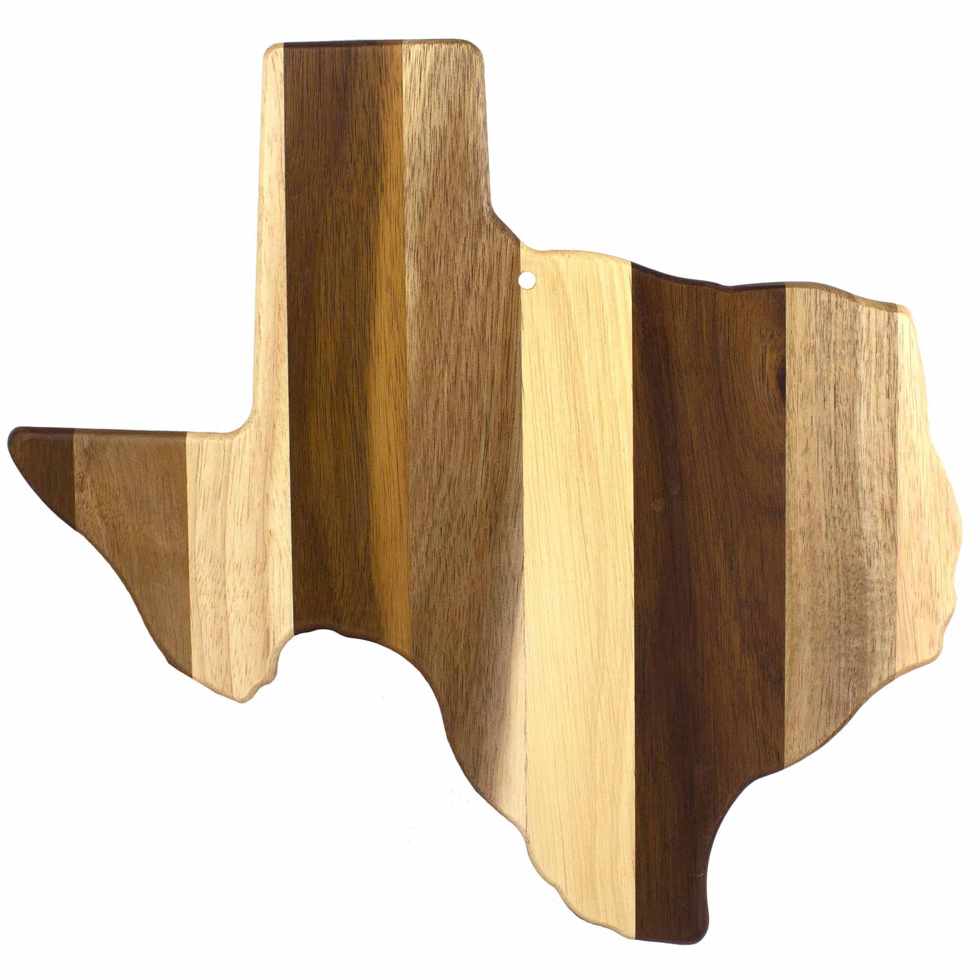 Rock & Branch® Shiplap Series Texas Cutting Board - Premium Wooden Chopping Board for Kitchen, BBQ, and Charcuterie - Perfect for Home Chefs, Entertaining, and Farmhouse Decor
