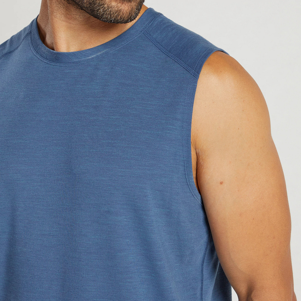 Korsa Men's Sleeveless Workout Shirt - Gym Training & Running Top for Active Lifestyle