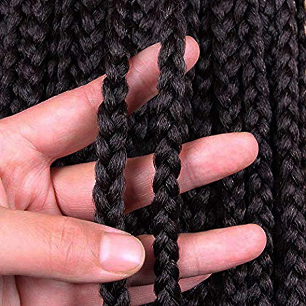 Long Colorful Box Braid Wig with Baseball Cap for Black Women - 16 Colors, 24in/60cm Crochet Hat Wig, Hip Hop Punk Style 90s Party Hair - Perfect for Cosplay, Halloween, and Daily Fashion