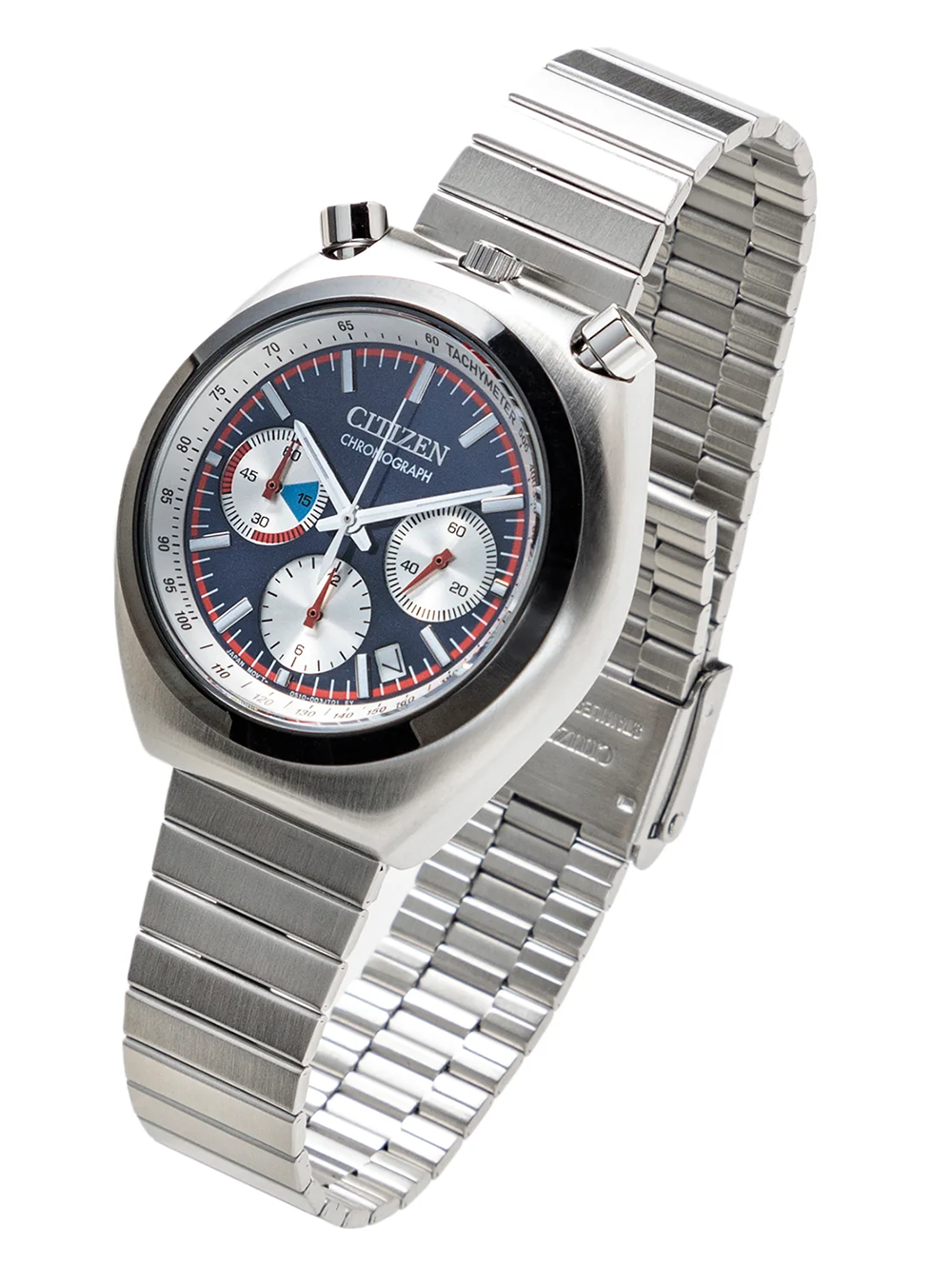 Vintage CITIZEN Tsuno Bullhead Chronograph Watch 70s Remix Model AN3676-65L - Limited Edition Japan Automatic Movement - Perfect for JDM Enthusiasts & Retro Watch Collectors