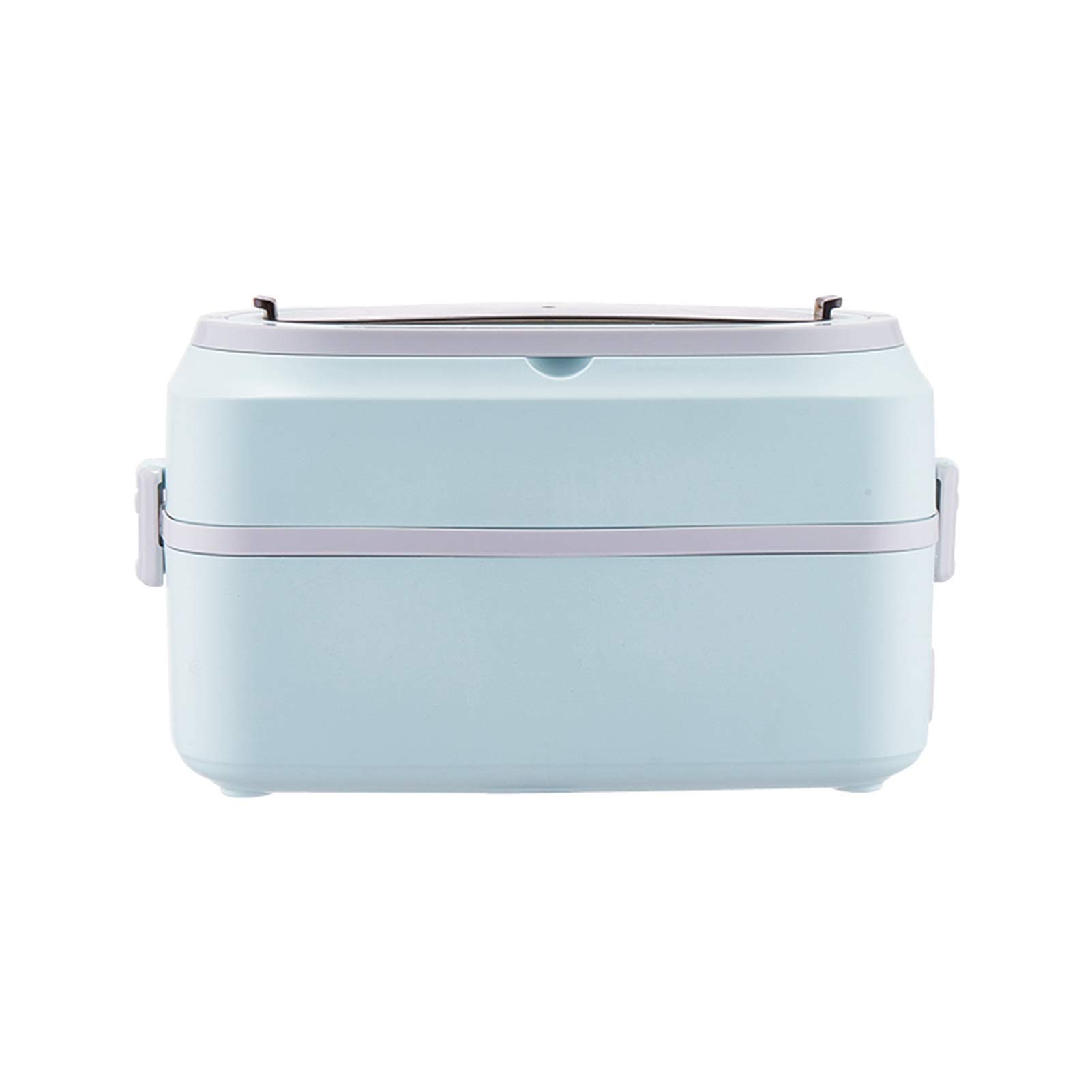 Portable Electric Lunch Box Food Warmer - Stainless Steel 2-in-1 Heating Lunch Box for Home & Office | Perfect for Meal Prep, Commuting, and Traveling