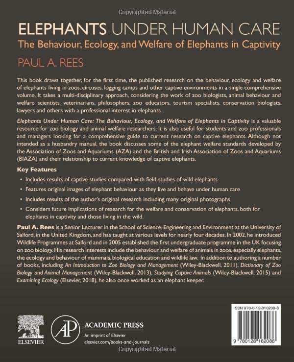 Elephants in Captivity: Behavior, Ecology & Welfare Care Guide | Zoo & Sanctuary Management