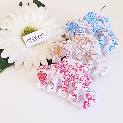 3 Pc White Printed