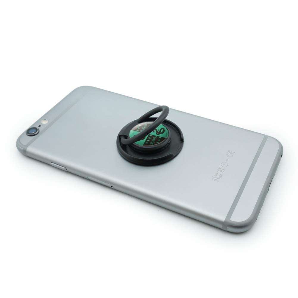 Harry Potter Slytherin Phone Ring Holder - Adjustable Finger Grip Stand for iPhone Samsung Mobile Devices - Perfect for Gaming, Watching Videos, and Taking Selfies