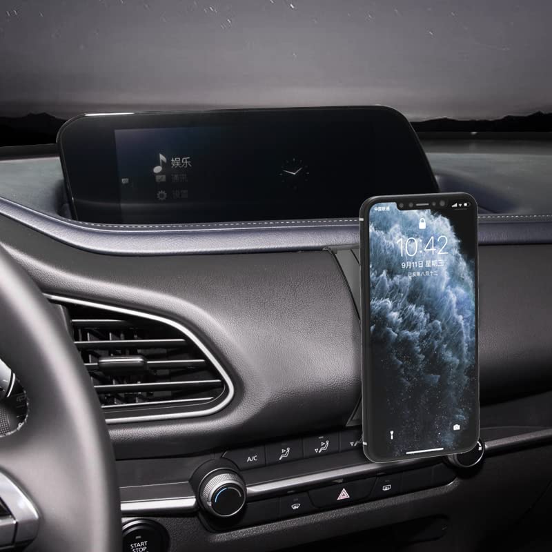 Beerte Magnetic Car Phone Holder for Mazda CX-30 2020-2024 - Universal Air Vent Mount Compatible with All Smartphones (iPhone, Samsung, etc.) - Secure Hands-Free Driving for GPS Navigation & Music Control