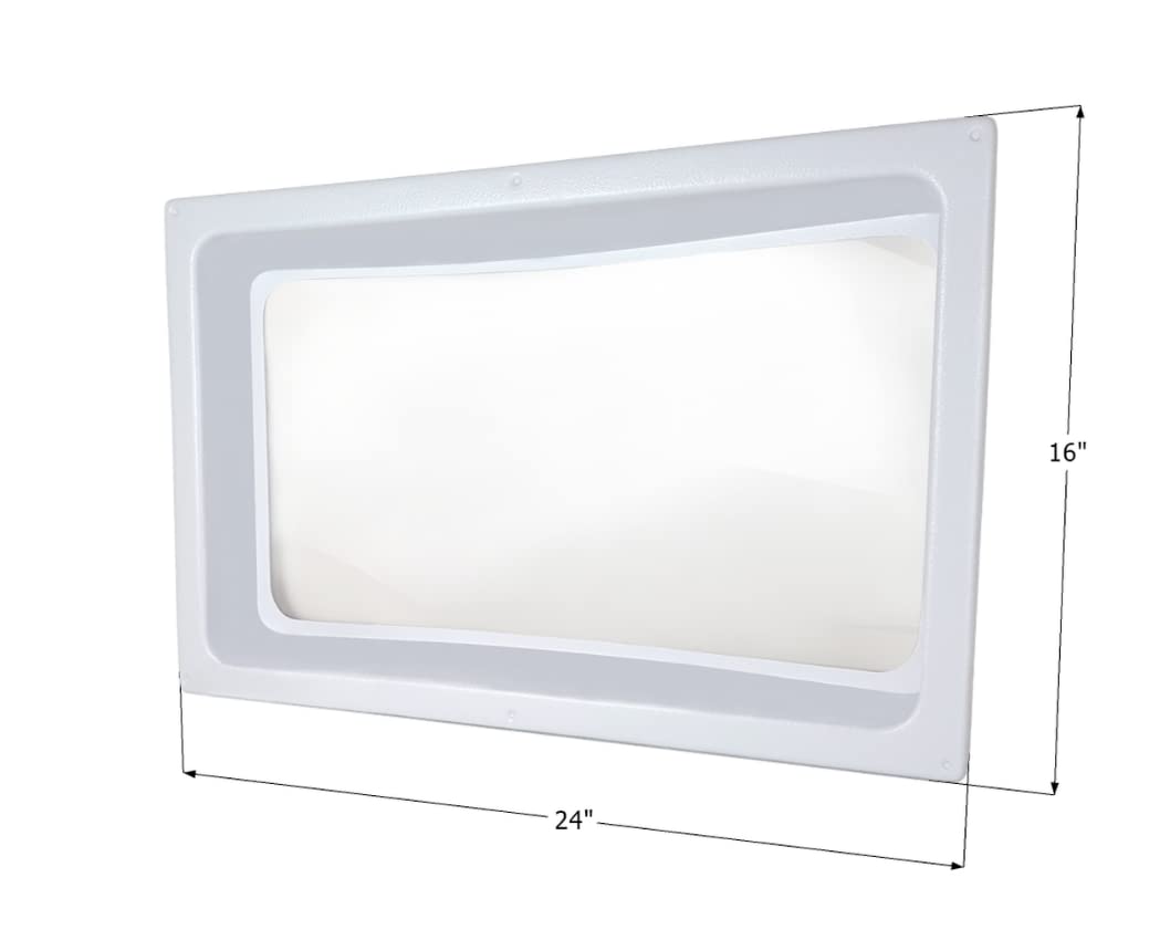 ICON 01981 Skylight Inner Dome SL1422 Replacement for 22x14x5 Inch Opening - Clear Acrylic Dome - Perfect for RVs, Trailers, and Campers - Weatherproof & UV Resistant