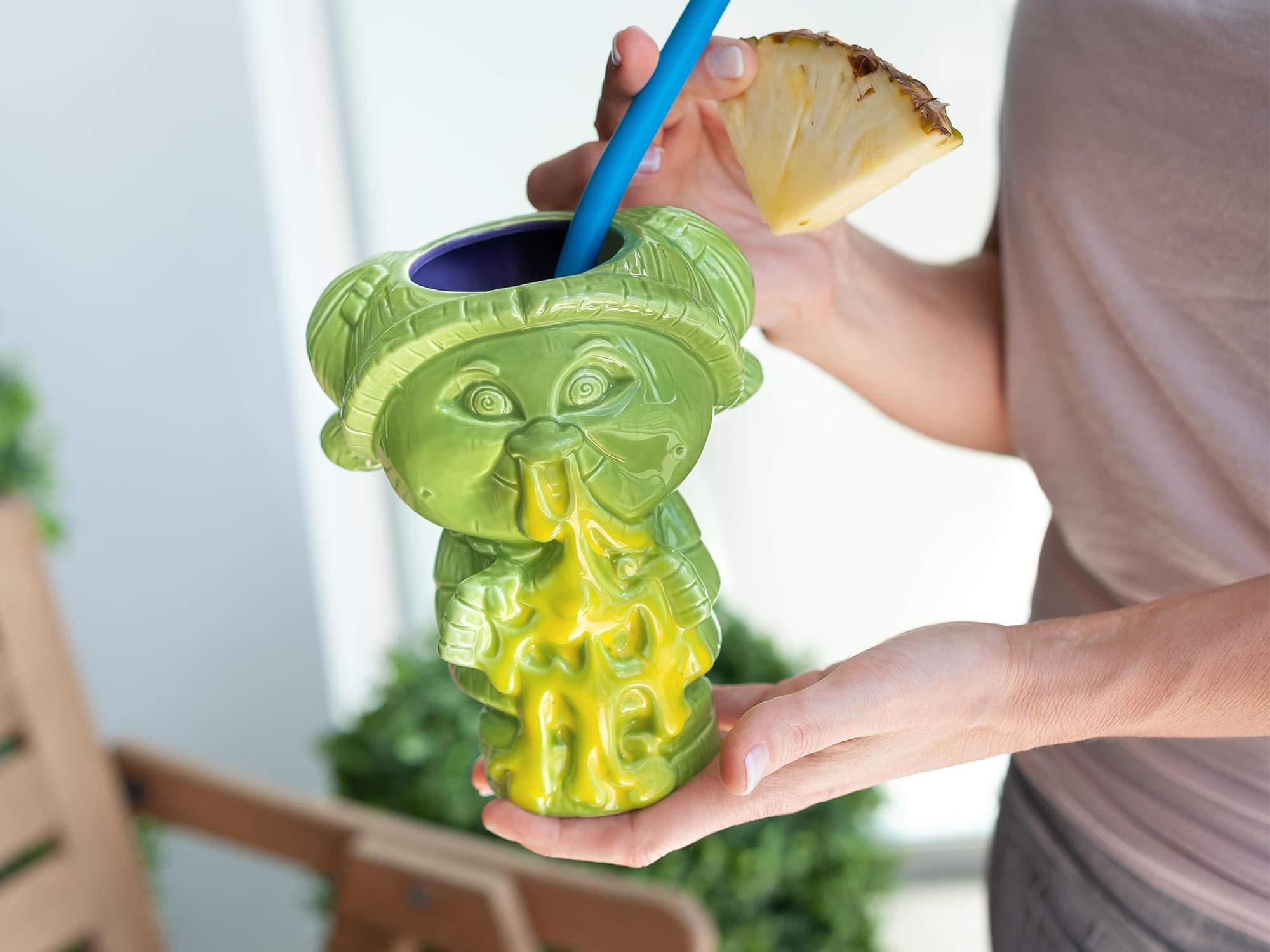 Geeki Tikis Garbage Pail Kids Leaky Lindsay Ceramic Tiki Mug - 24oz Novelty Coffee Cup | Perfect for Collectors, Pop Culture Fans & Fun Drinkware at Home or Office