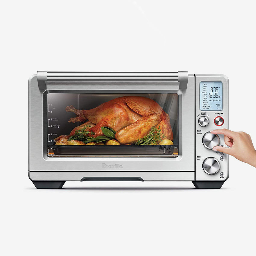 Breville Smart Oven Air Fryer Pro | Countertop Convection Toaster Oven with 13 Cooking Functions | Perfect for Baking, Roasting, Air Frying & More | Ideal for Small Kitchens, Apartments & Family Cooking