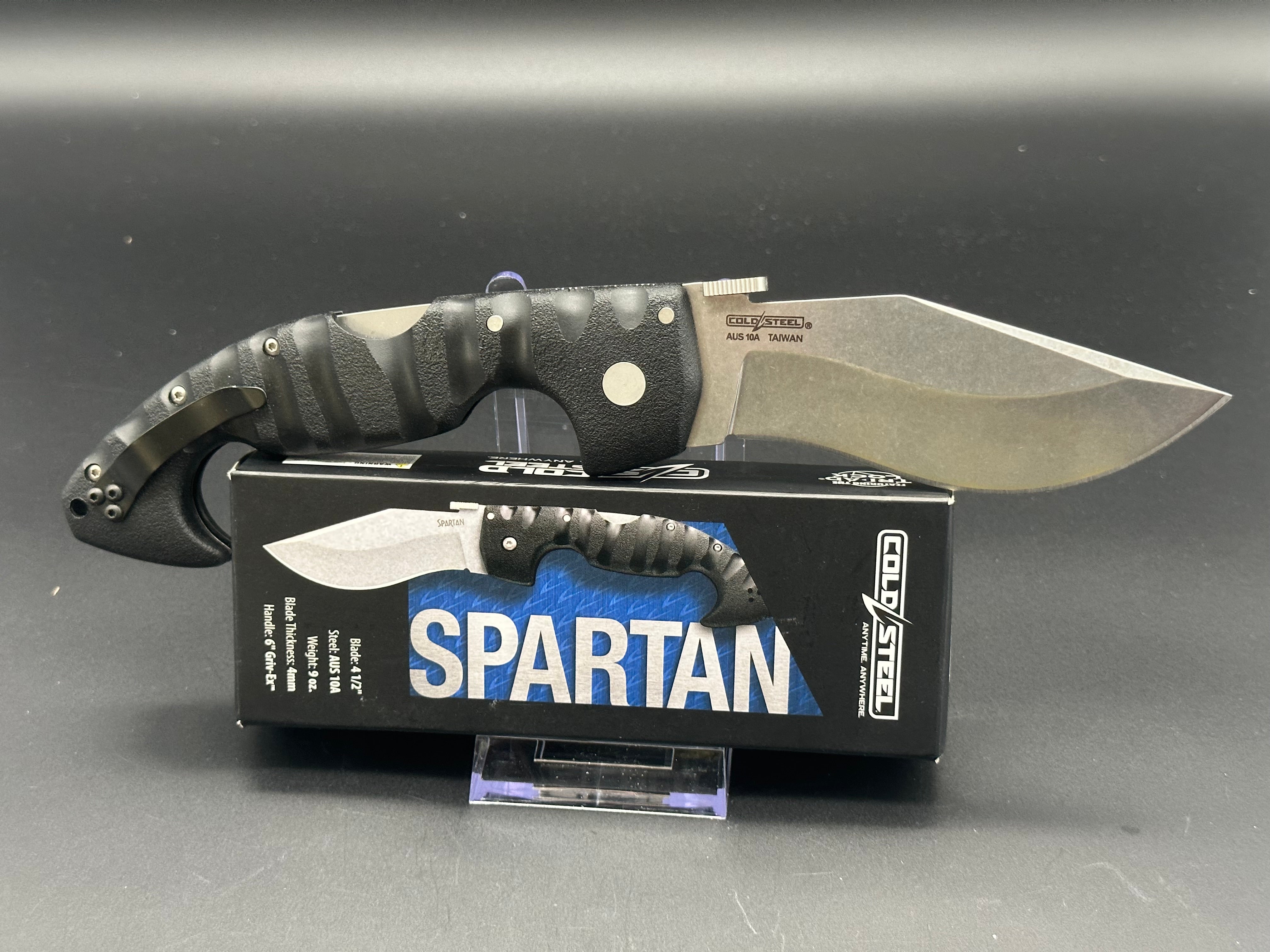 Cold Steel Spartan Kopis Knife - High Carbon Steel Tactical Fixed Blade for Outdoor Survival, Hunting & Camping | Perfect for Bushcraft, Self-Defense & Adventure Activities