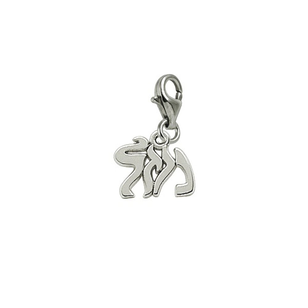 Premium Mazel Charm with Lobster Claw Clasp - Elegant Jewelry Charms for Bracelets & Necklaces - Perfect for Gifts, DIY Jewelry Making & Everyday Wear