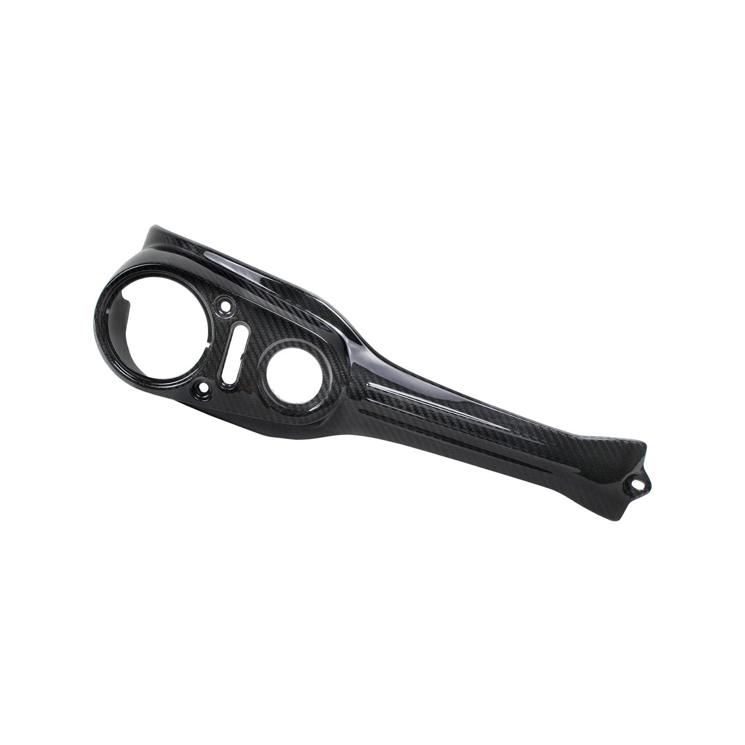 100% Carbon Fiber Low Profile Gas Tank Dash Panel Cover for Harley 13-17 Street Bob FXDB - Lightweight & Durable Motorcycle Accessory - Perfect for Custom Bike Upgrades & Show Rides
