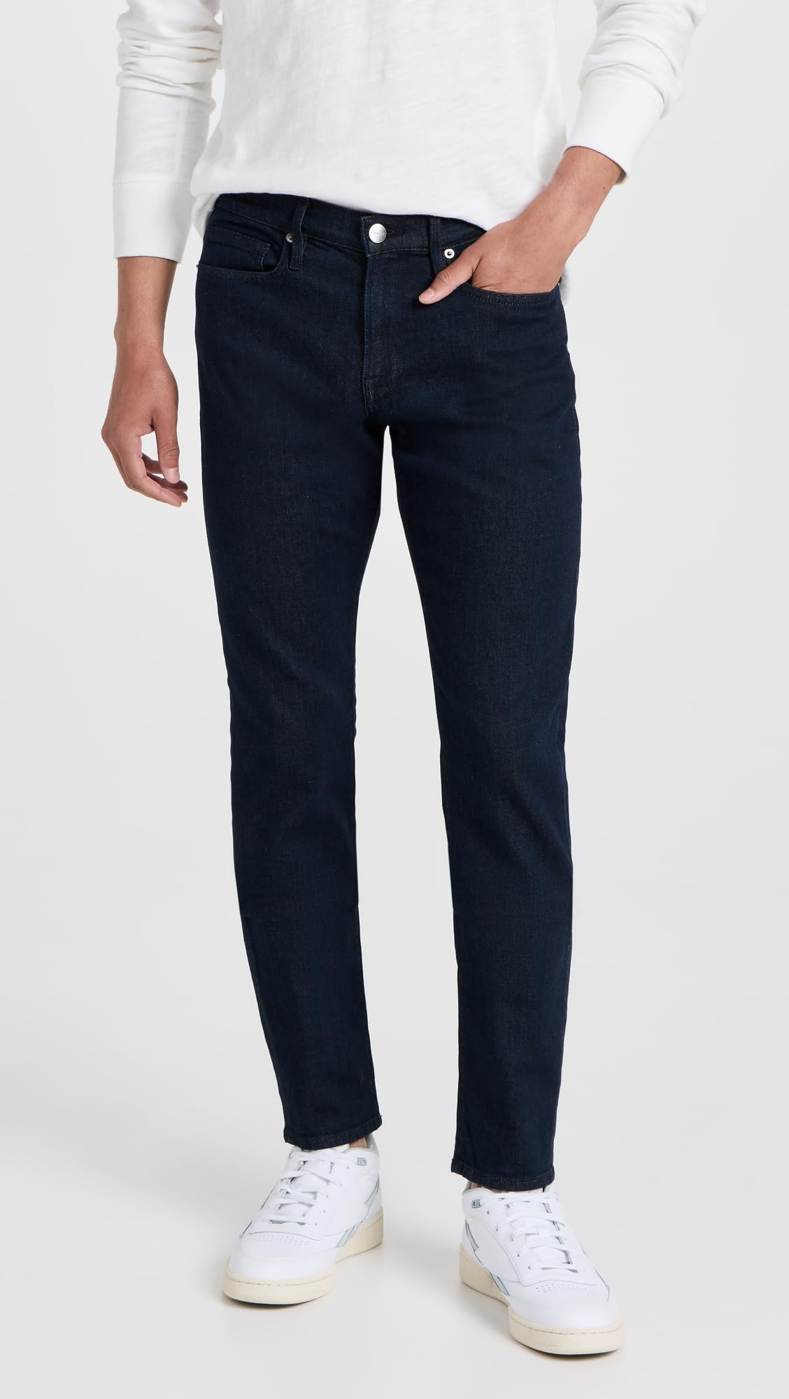 FRAME Men's L'Homme Slim Fit Stretch Denim Jeans - Comfortable & Stylish for Casual Wear, Office & Night Out