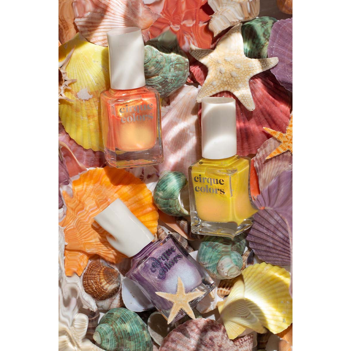 Cirque Colors Surfer's Crush Collection - Long Lasting Vegan Nail Polish Set for Beach & Summer Nail Art - Perfect for Manicures, Pedicures & Nail Salon Use