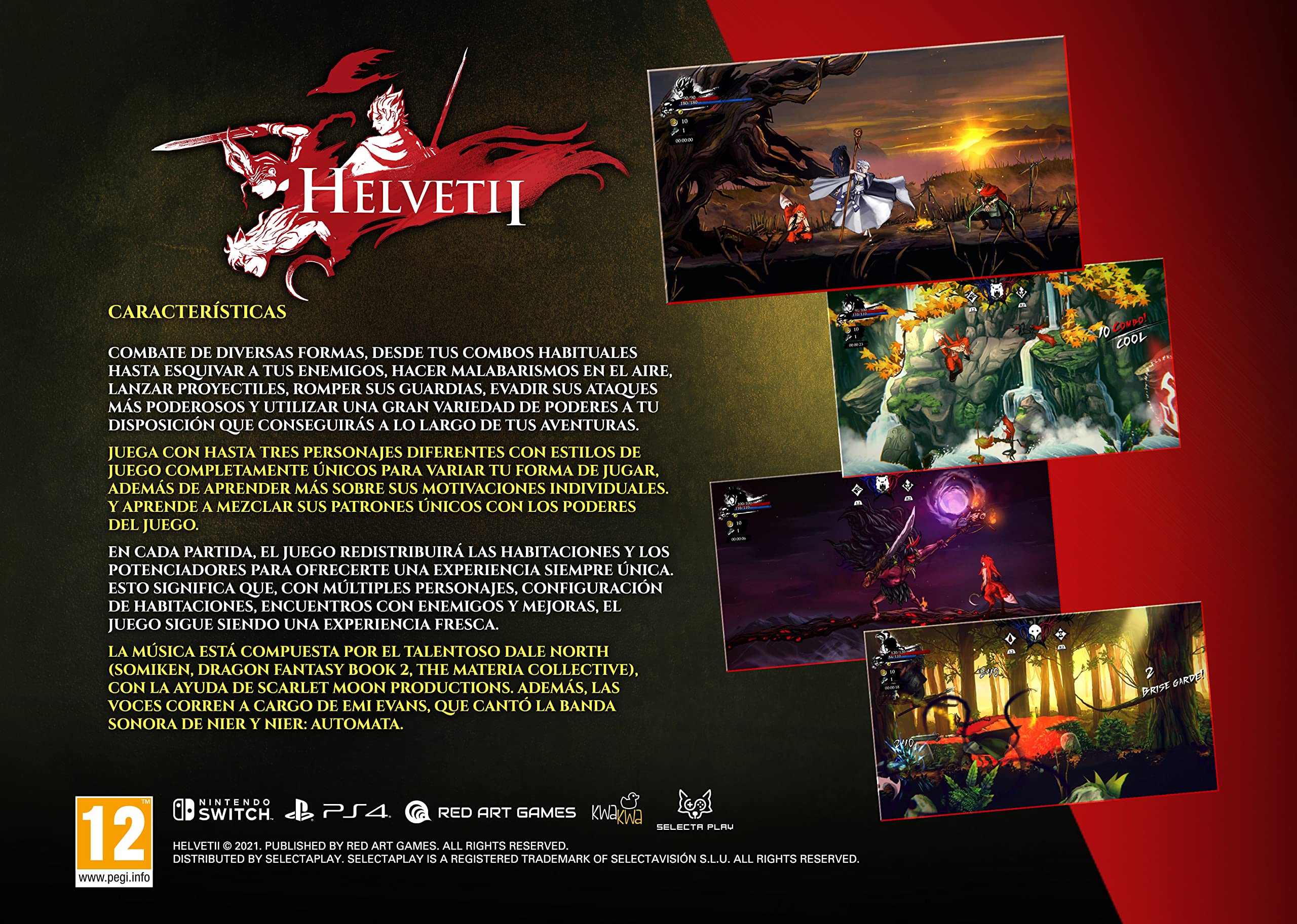 Helvetii Playstation 4 Game - Action RPG Adventure for PS4 | Perfect for Fantasy Gaming Enthusiasts & Story-Driven Players