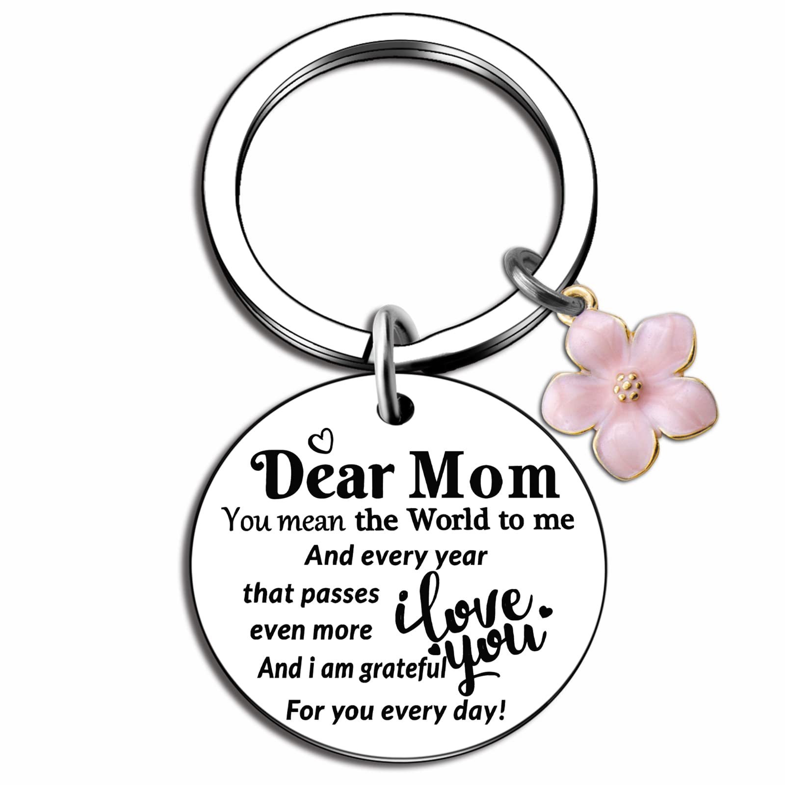 igvean Personalized Mother's Day Gifts for Mom - Custom Keychain Jewelry Accessories from Daughter - Christmas & Birthday Present Ideas - Perfect for Special Occasions & Daily Wear