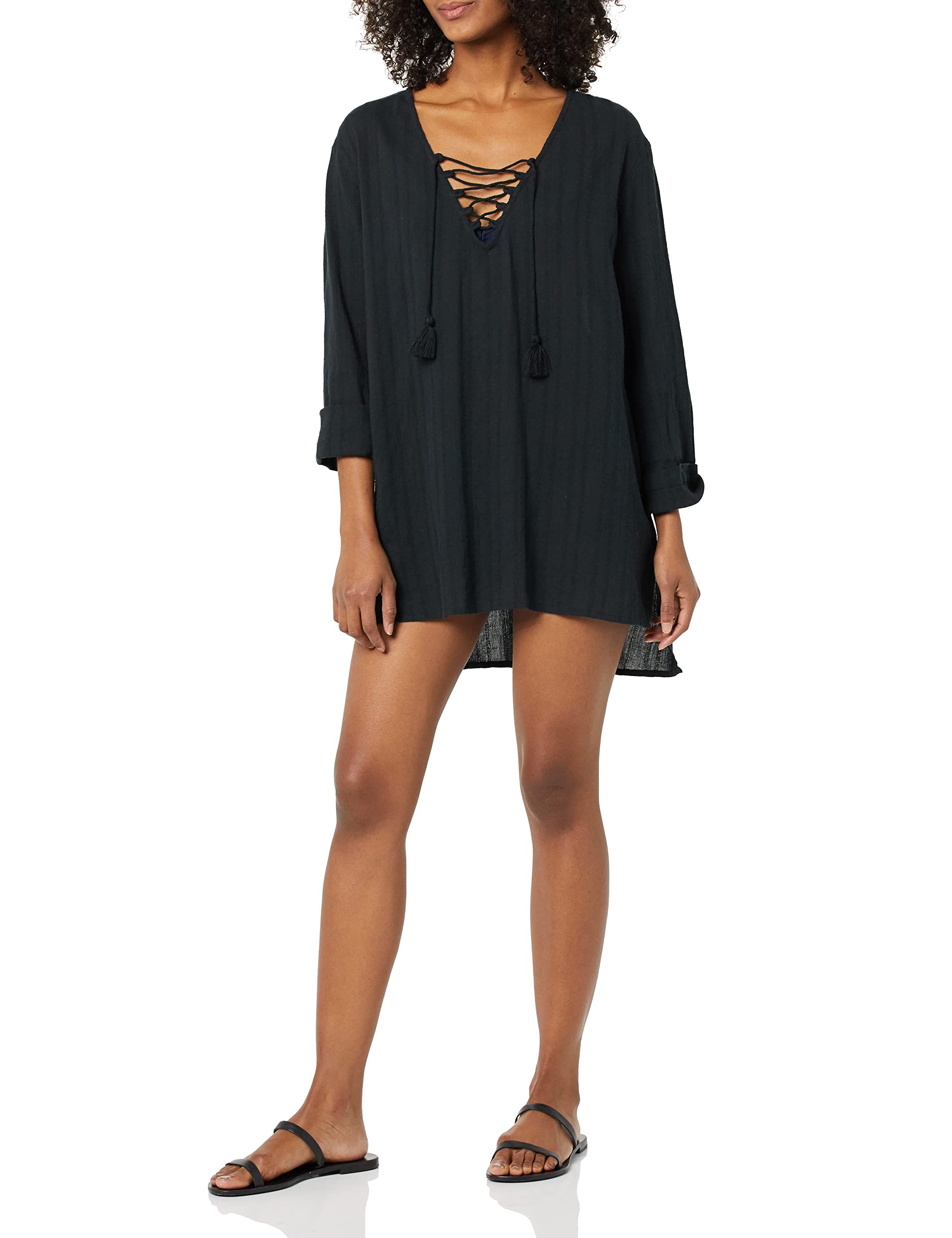 Billabong Women's Blue Skies Swim Cover Up - Lightweight Beach Dress for Pool, Vacation & Summer Outfits