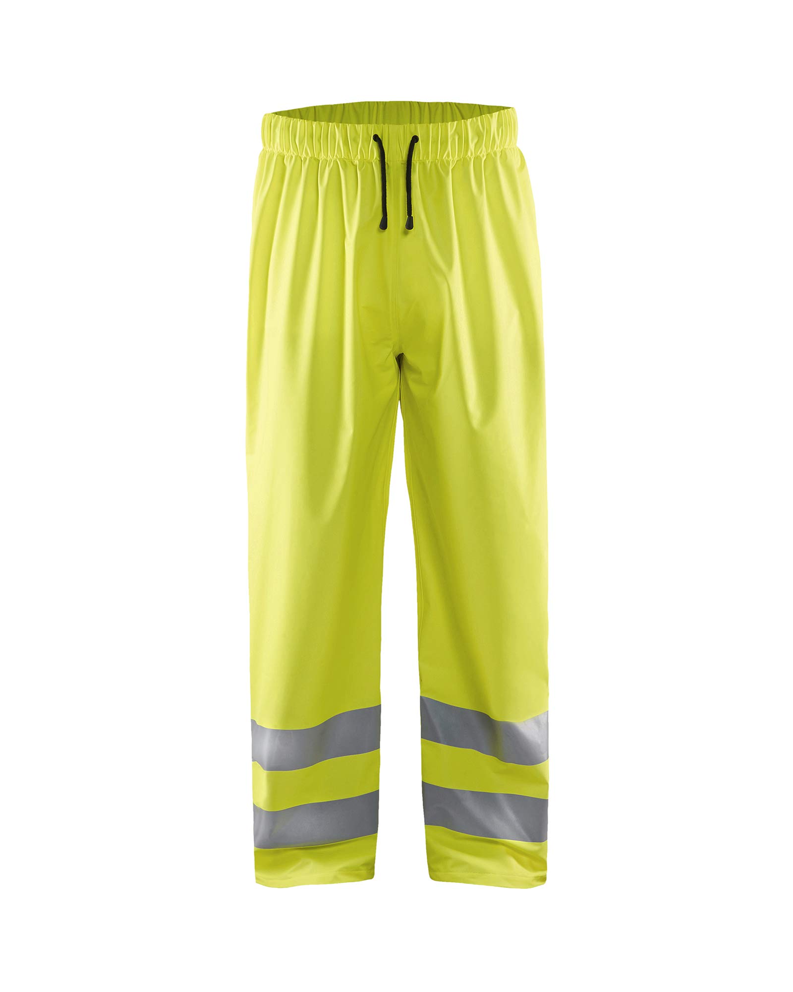 Blaklader High Visibility Rain Work Pants - Waterproof Reflective Safety Trousers for Men (Large Size) - Ideal for Construction, Roadwork & Outdoor Labor in Wet Conditions