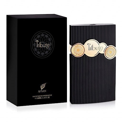 Afnan Tribute Black 100ML EDP Spray for Women & Men - Long Lasting Luxury Fragrance for Date Night, Special Occasions & Daily Wear