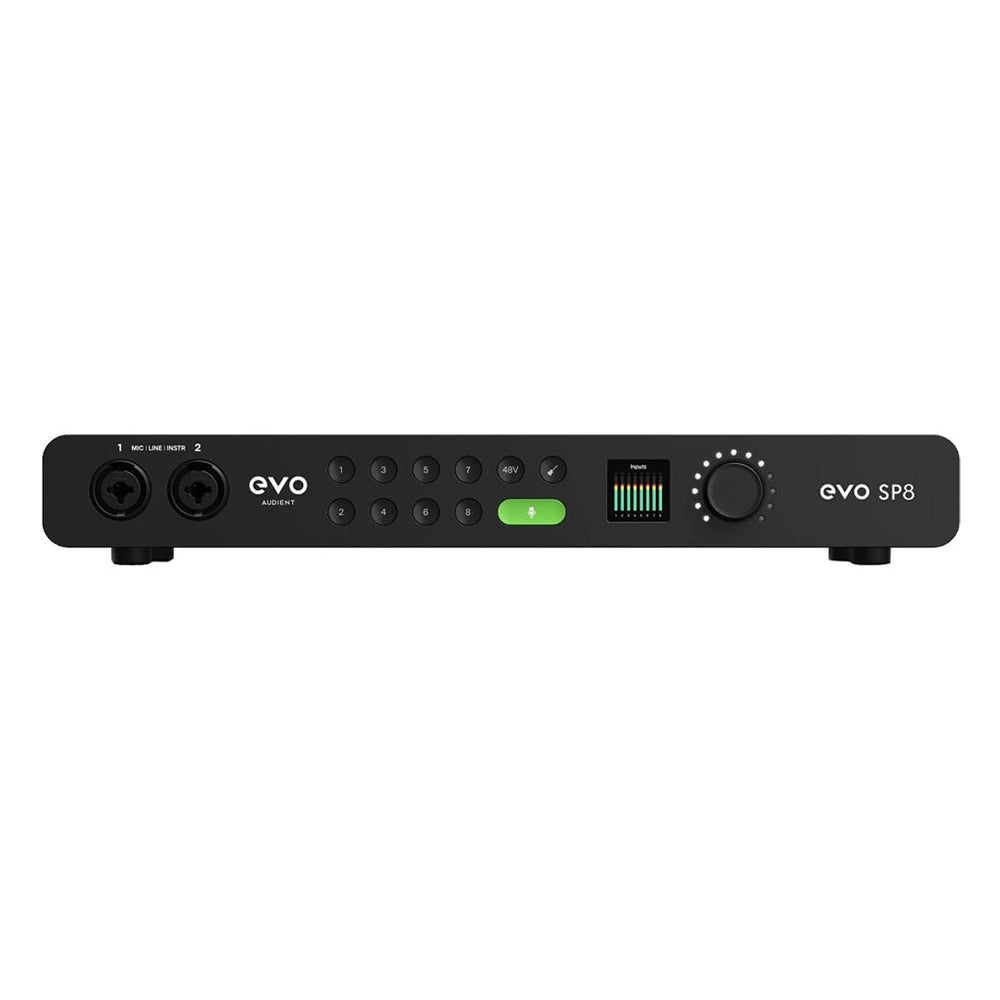 Audient Evo SP8 Smart Preamp - Professional USB Audio Interface for Home Studio Recording, Podcasting & Music Production | Perfect for Vocals, Instruments & Streaming