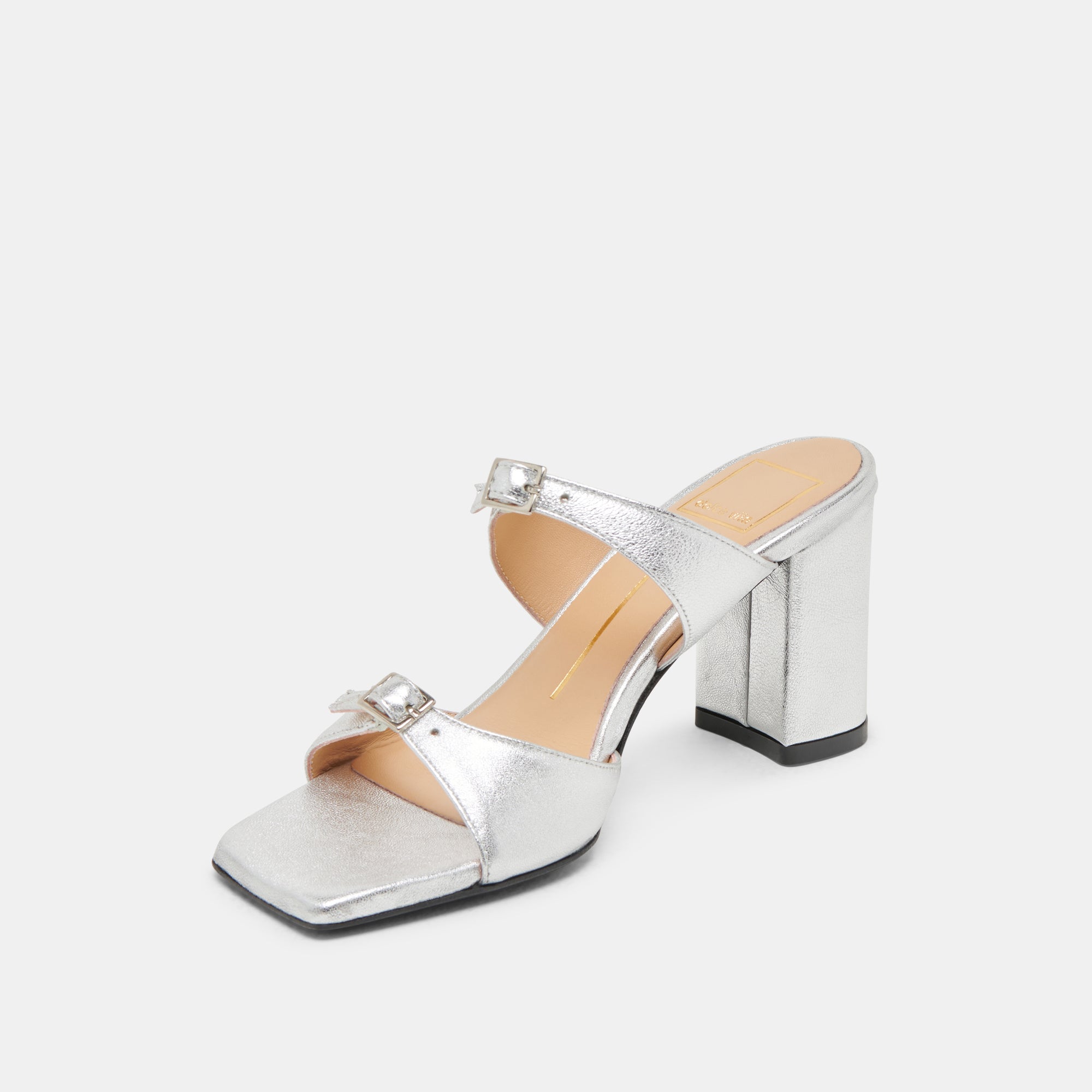 Shane Silver Metallic Leather Heels - Stylish Women's High Heels for Parties, Weddings & Evening Events