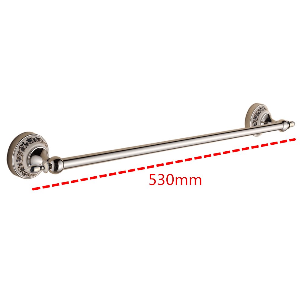 Stainless Steel Towel Bar Rack - Bathroom Shelf for DIY & Home Decor