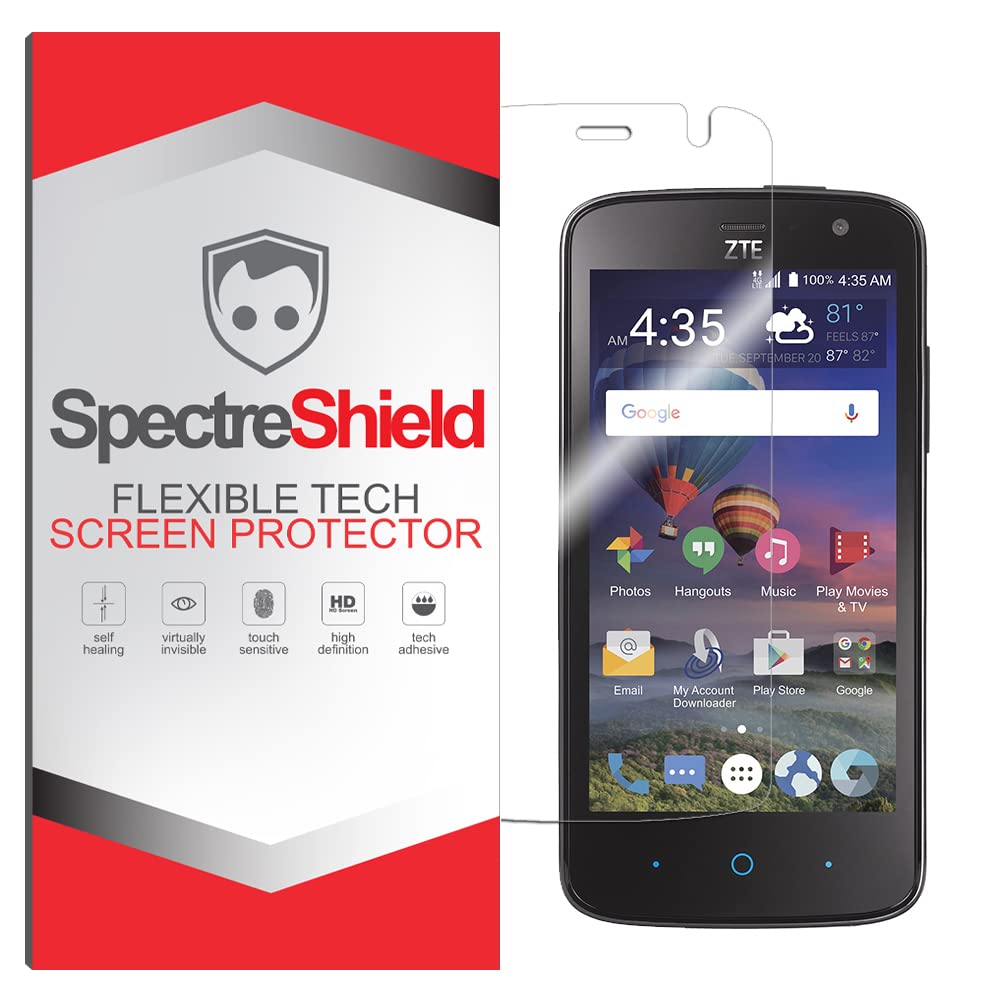 Spectre Shield Screen Protector for ZTE Majesty Pro - Case Friendly, Flexible TPU Film with Full Coverage - Clear HD Protection for Everyday Use & Travel