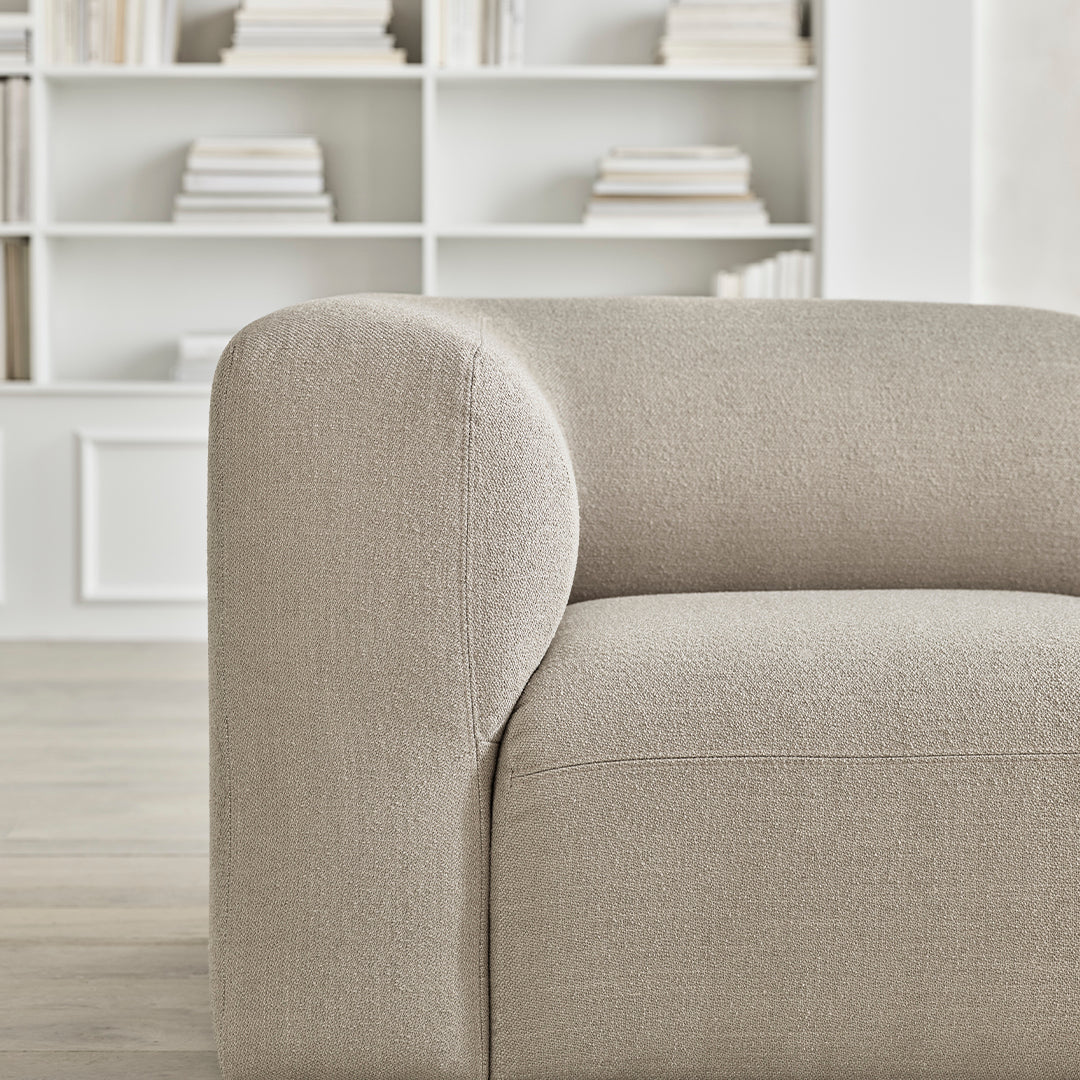 Angle 3-Seater Corner Sofa with Large Chaise Lounge - Perfect for Living Room, Family Room & Modern Home Decor