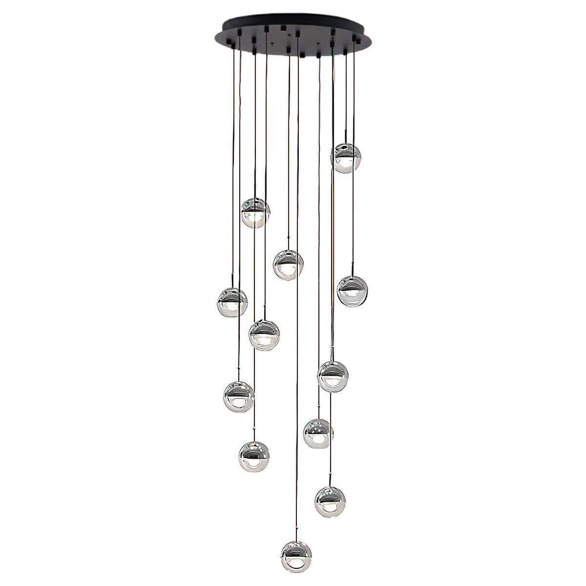 Dora Modern LED Pendant Light Fixture - Adjustable Hanging Chandelier for Kitchen Island, Dining Room, Bedroom & Living Room Lighting