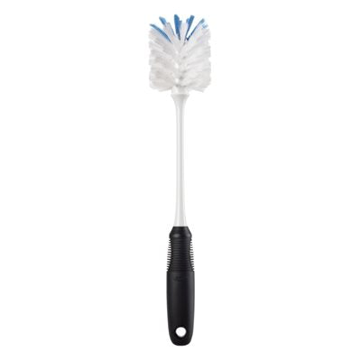 OXO 13-Piece Bottle Cleaning Brush Set - Durable Stainless Steel Brushes for Baby Bottles, Water Bottles & Glassware - Perfect for Home, Kitchen & Nursery Cleaning Needs