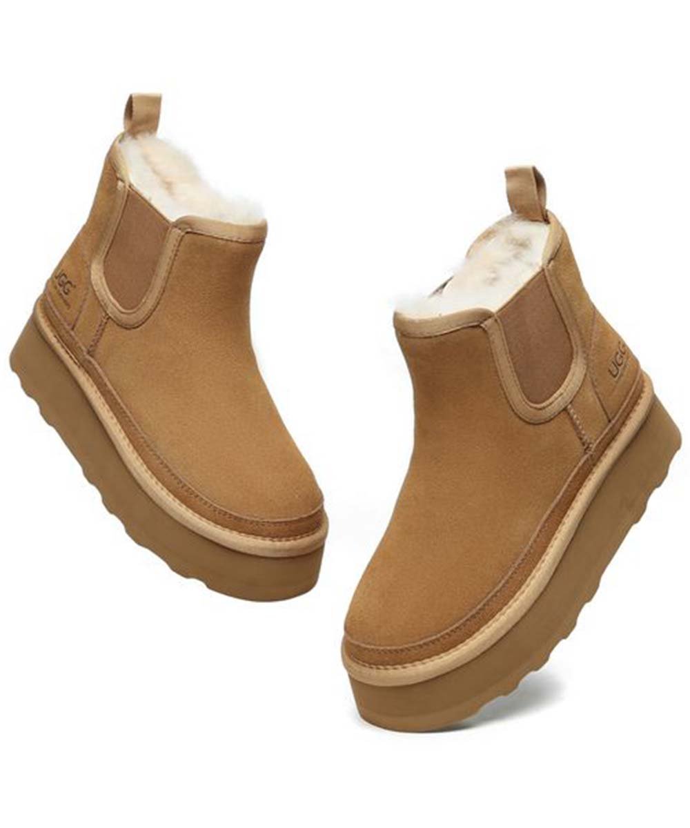 Women's UGG Mel Platform Boots - Waterproof Winter Boots with Shearling Lining for Women | Cozy & Stylish for Snow, Cold Weather & Outdoor Activities