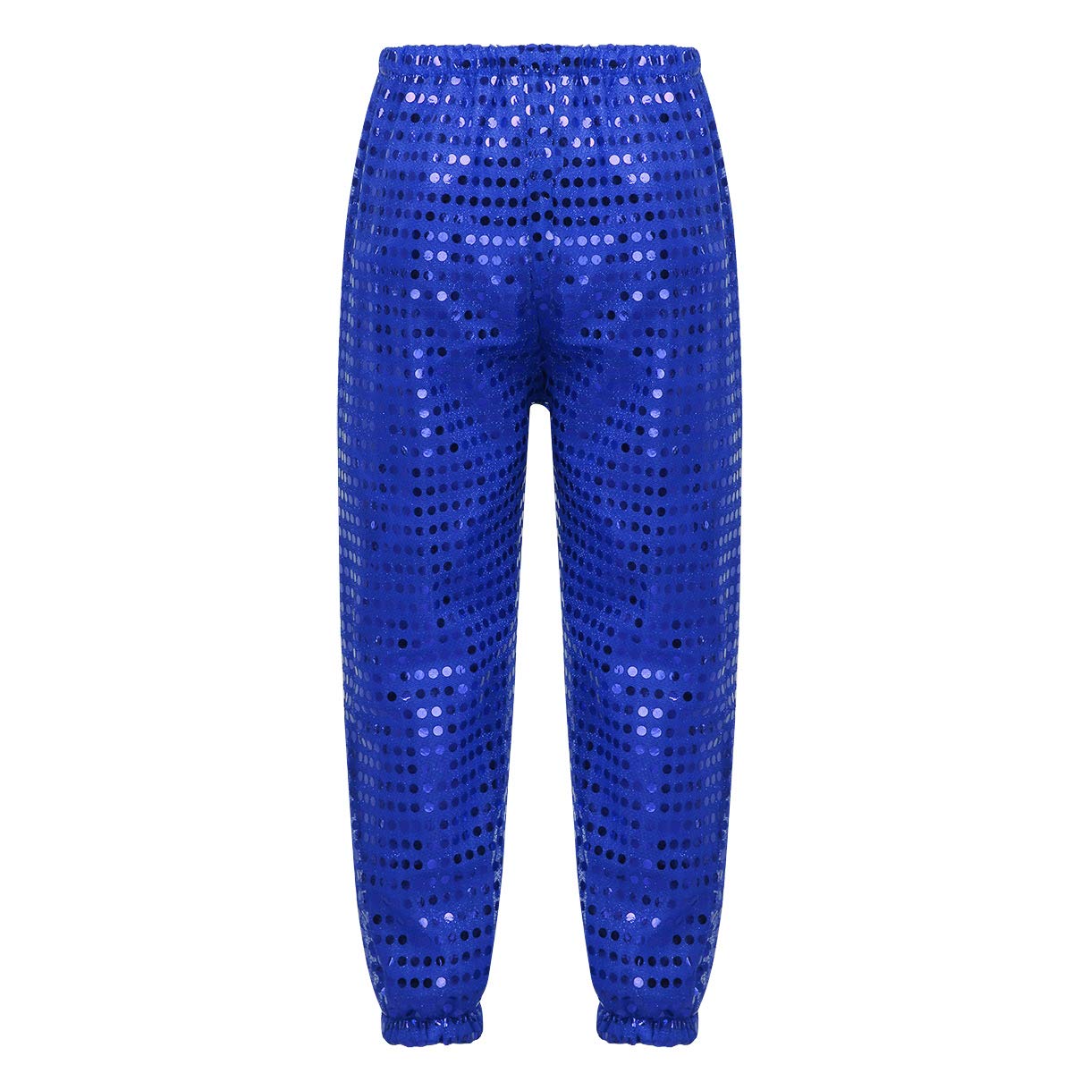 YEAHDOR Glitter Sequins Dance Pants for Kids - Hip Hop Jazz Street Dance Costume for Boys & Girls - Solo & Group Competition Performance Outfit - Perfect for Recitals, Shows & Dance Classes