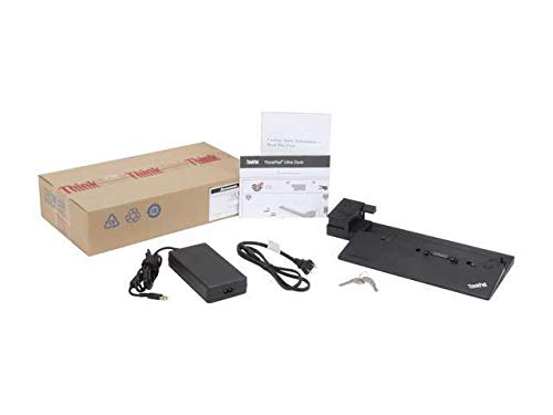 Original Lenovo ThinkPad T440s Ultra Dock 170W (Model SD20A0637) - Genuine Docking Station for Laptop - Perfect for Home Office & Business Productivity