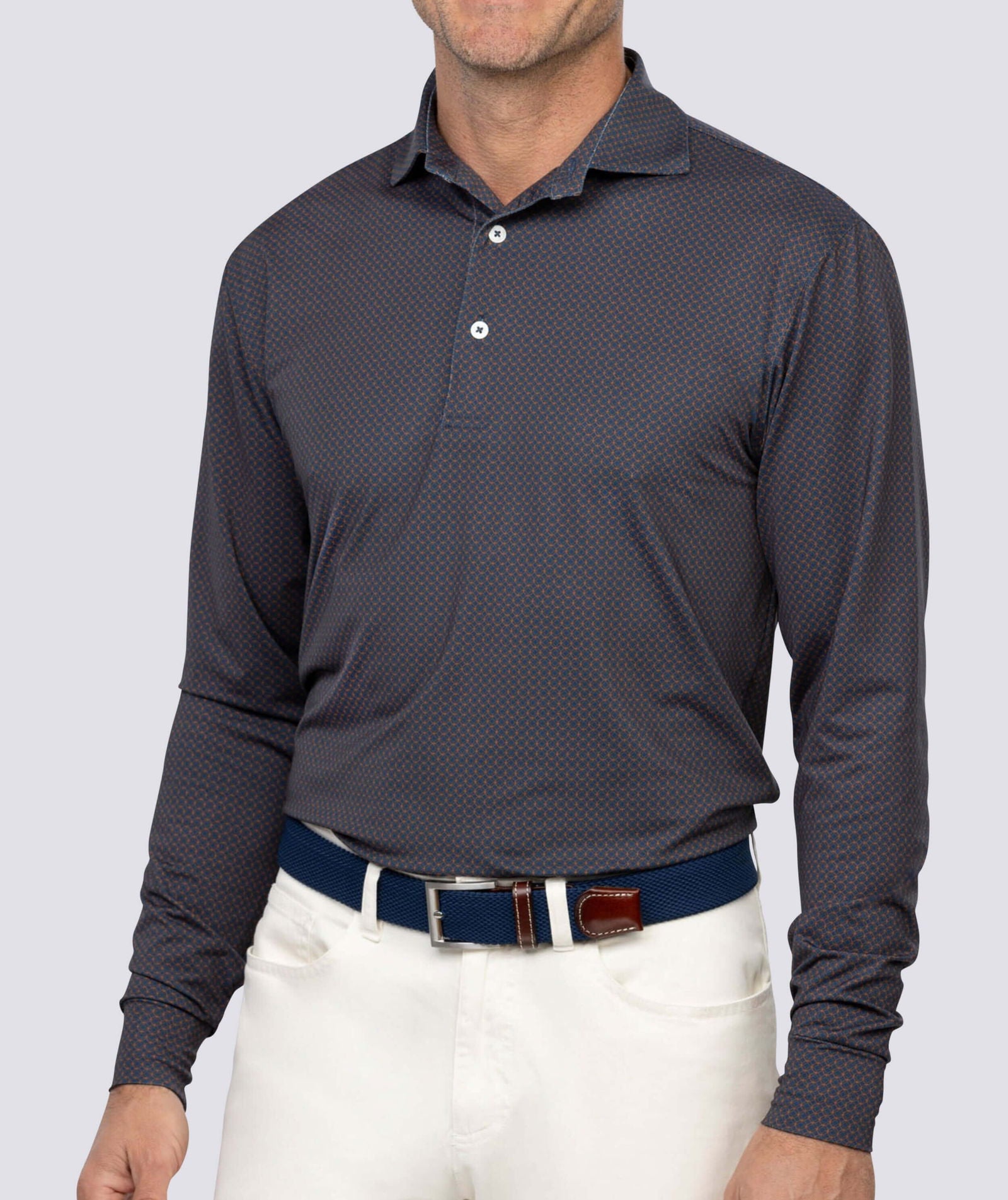 Mason Performance Polo Long Sleeve Shirt for Men - Moisture Wicking, Breathable & Comfortable Golf & Casual Wear - Perfect for Work, Travel & Outdoor Activities